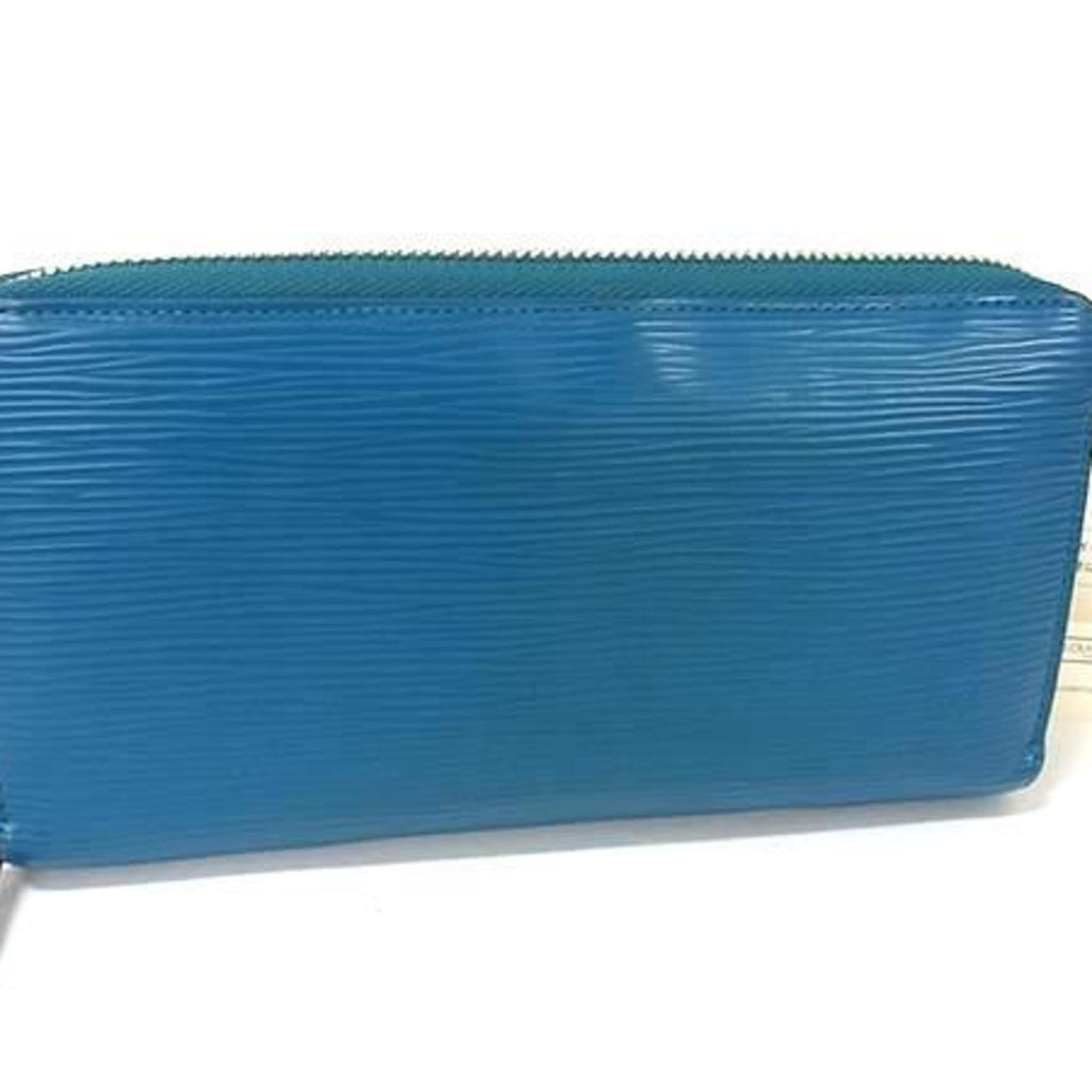 Louis Vuitton Cyan Leather Long Bill Wallet (Bi-Fold) (Pre-Owned)