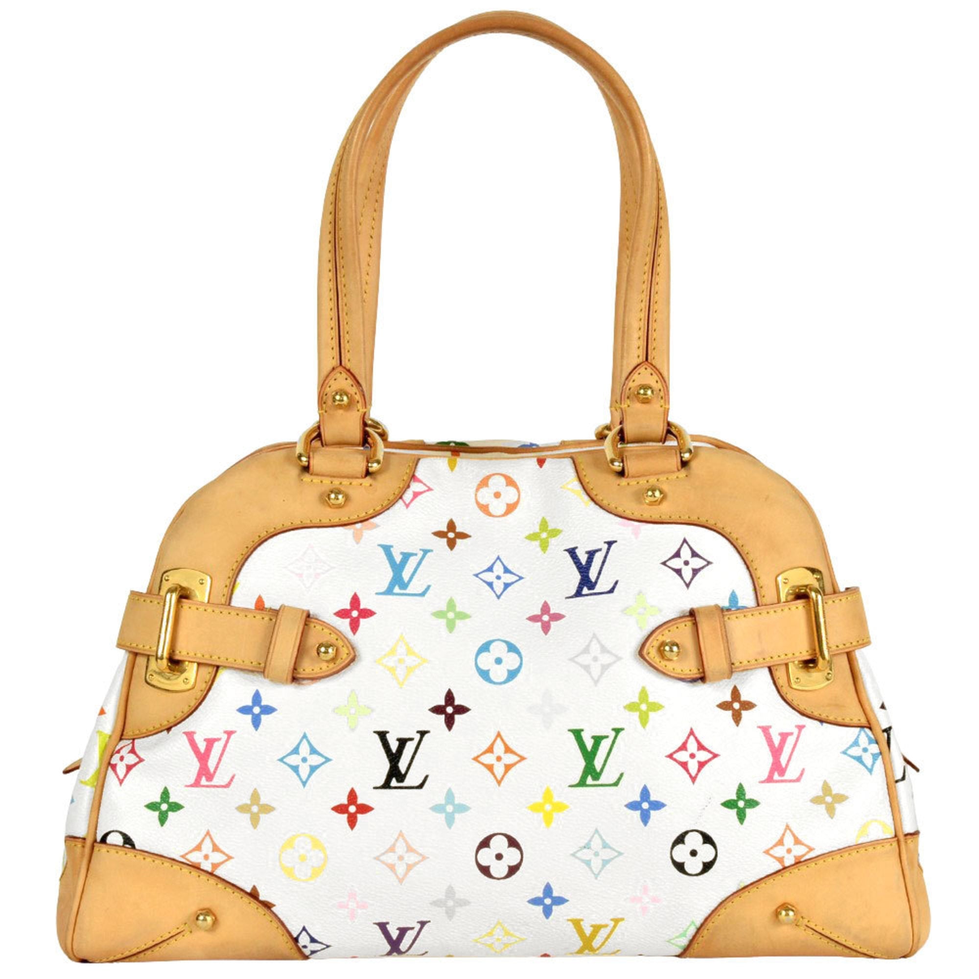 Louis Vuitton Blanc Monogram Multicolore Tote Bag (Pre-Owned)