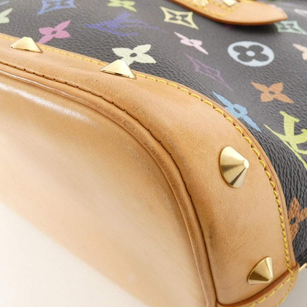 Louis Vuitton Black Coated Canvas Handbag (Pre-Owned)