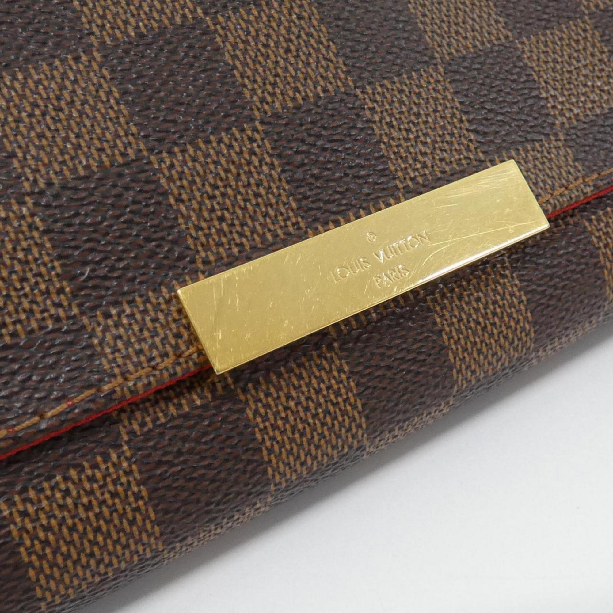 Louis Vuitton Ebene Coated Canvas Shoulder Bag (Pre-Owned)