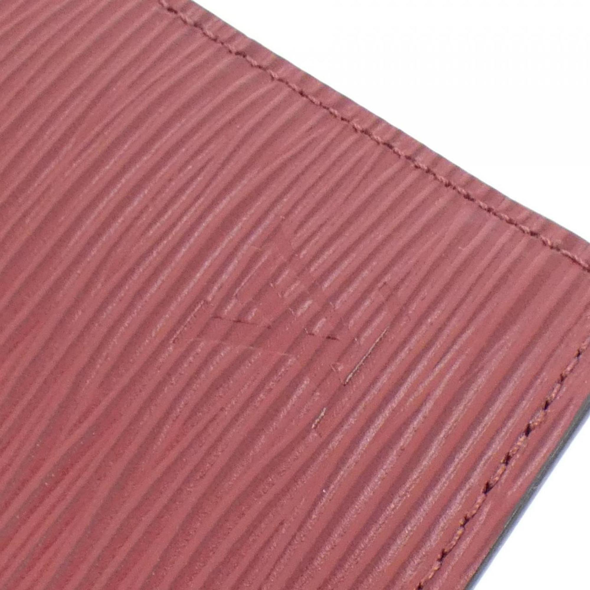 Louis Vuitton Rouge Rouge Pomodoro Leather Long Wallet (Bi-Fold) (Pre-Owned)