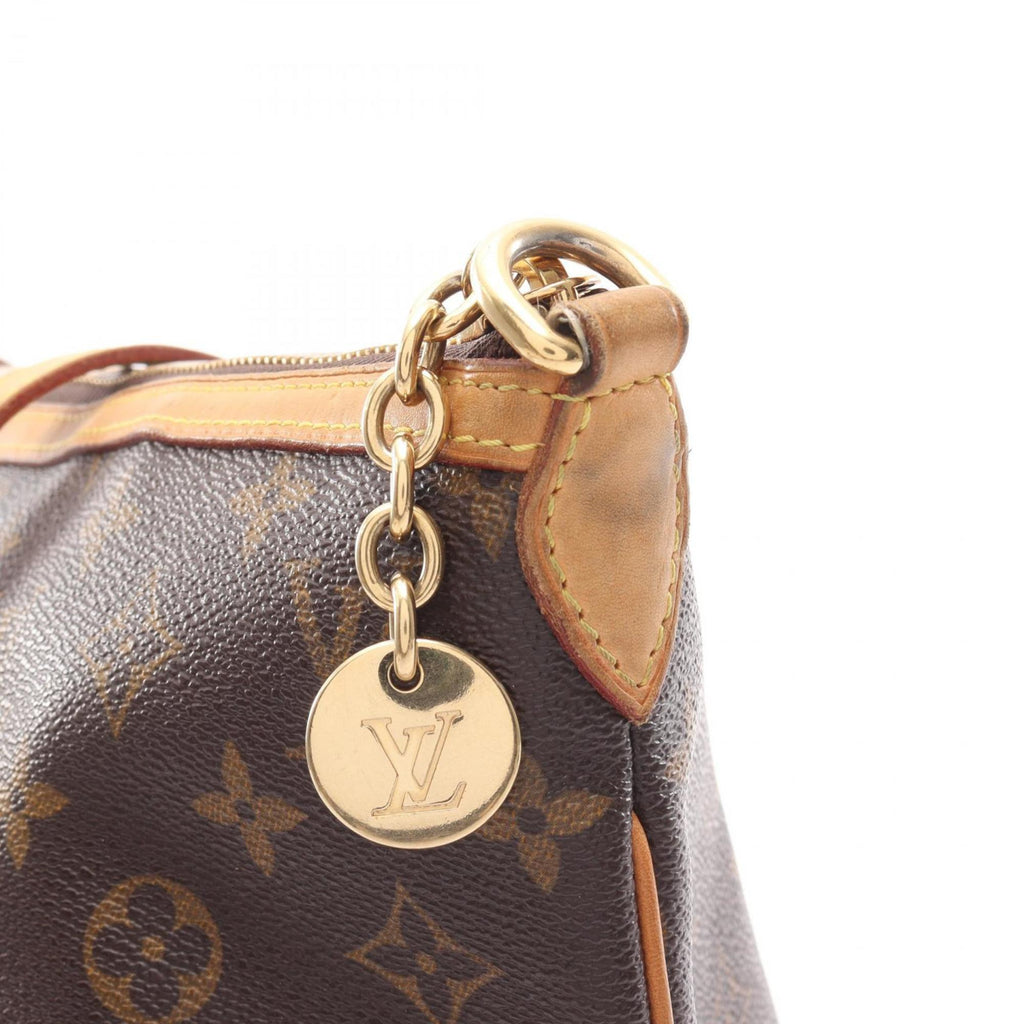Louis Vuitton Brown Pvc Coated Canvas Leather Shoulder Bag (Pre-Owned)