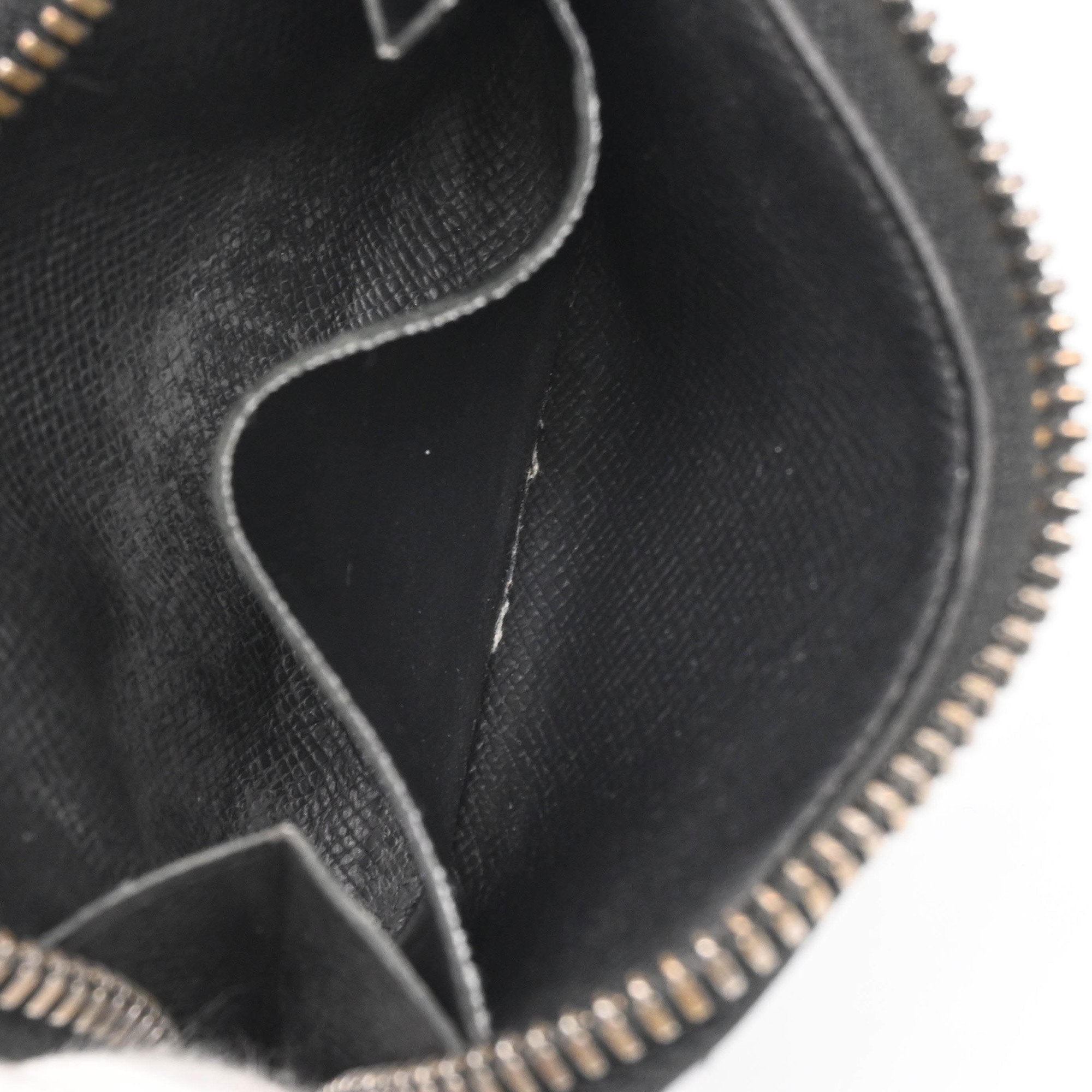 Louis Vuitton Black Monogram Eclipse Monogram Eclipse Coin Purse/Coin Case (Pre-Owned)