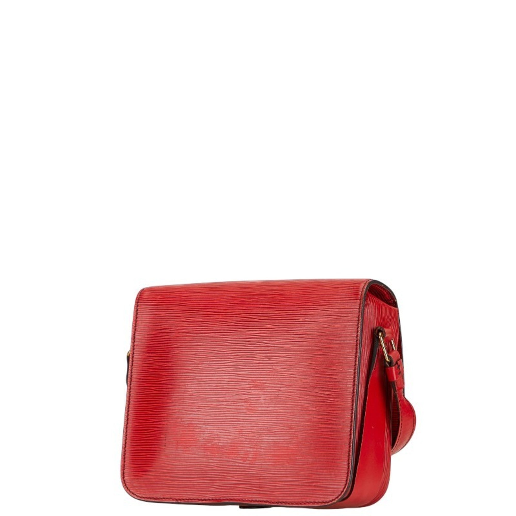 Louis Vuitton Epi Castilian Red Leather Shoulder Bag (Pre-Owned)