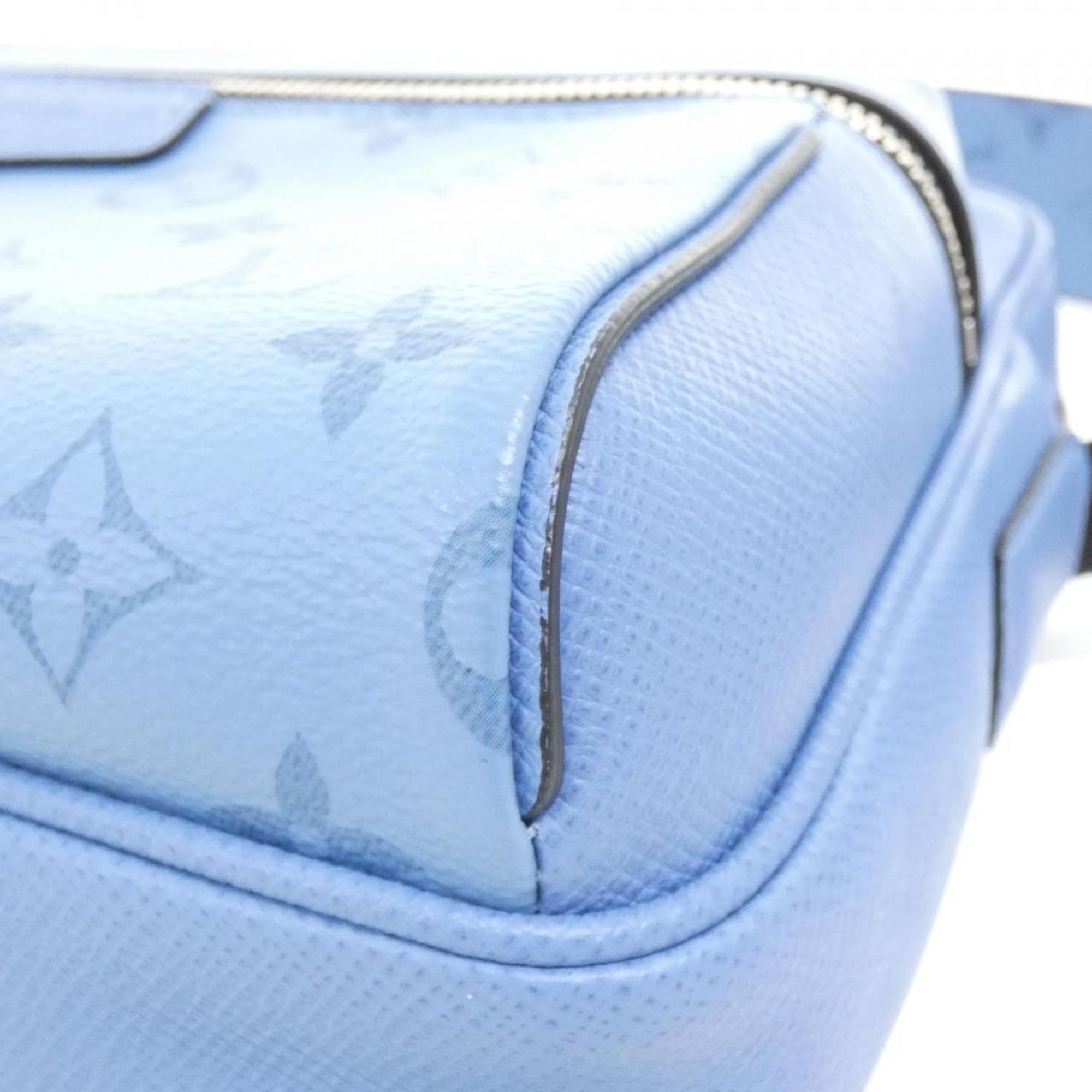 Louis Vuitton Silver Coated Canvas Leather Shoulder Bag (Pre-Owned)