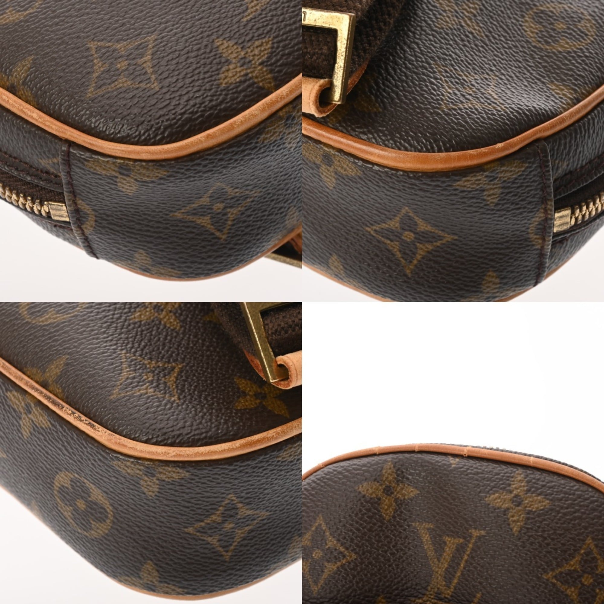 Louis Vuitton Brown Monogram Canvas Sling Bag (Pre-Owned)