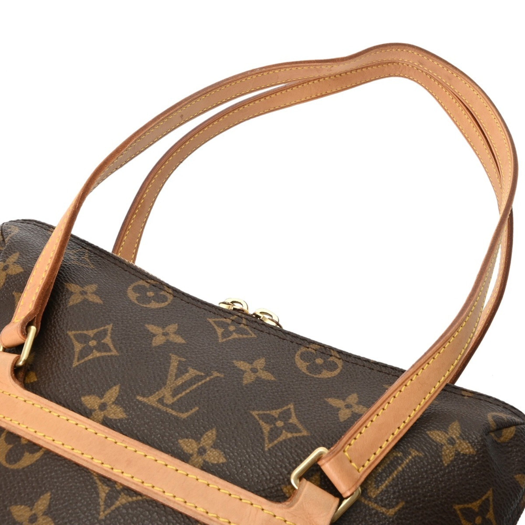 Louis Vuitton Brown Monogram Canvas Shoulder Bag (Pre-Owned)