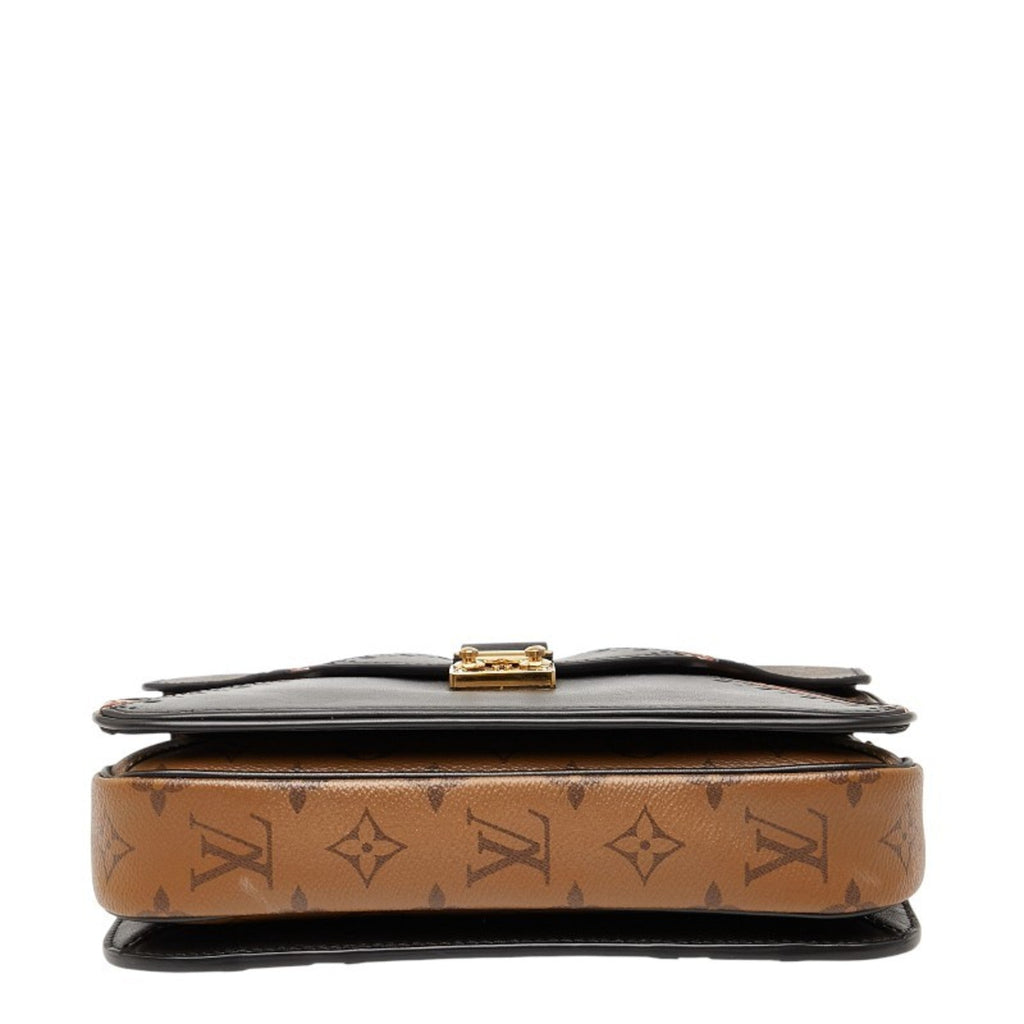 Louis Vuitton Monogram Reverse Black Brown Pvc Leather Handbag Shoulder Bag (Pre-Owned)