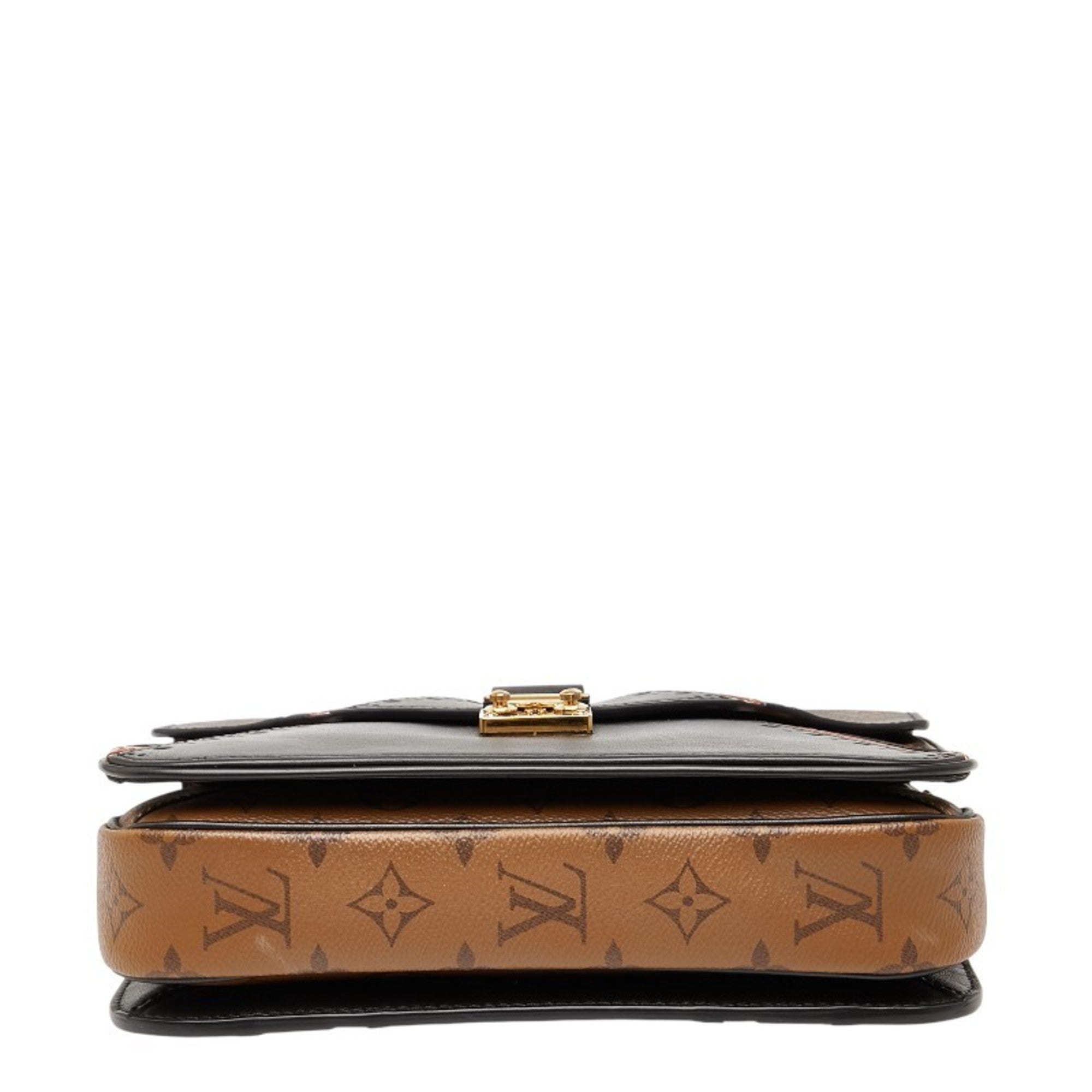 Louis Vuitton Monogram Reverse Black Brown Pvc Leather Handbag Shoulder Bag (Pre-Owned)