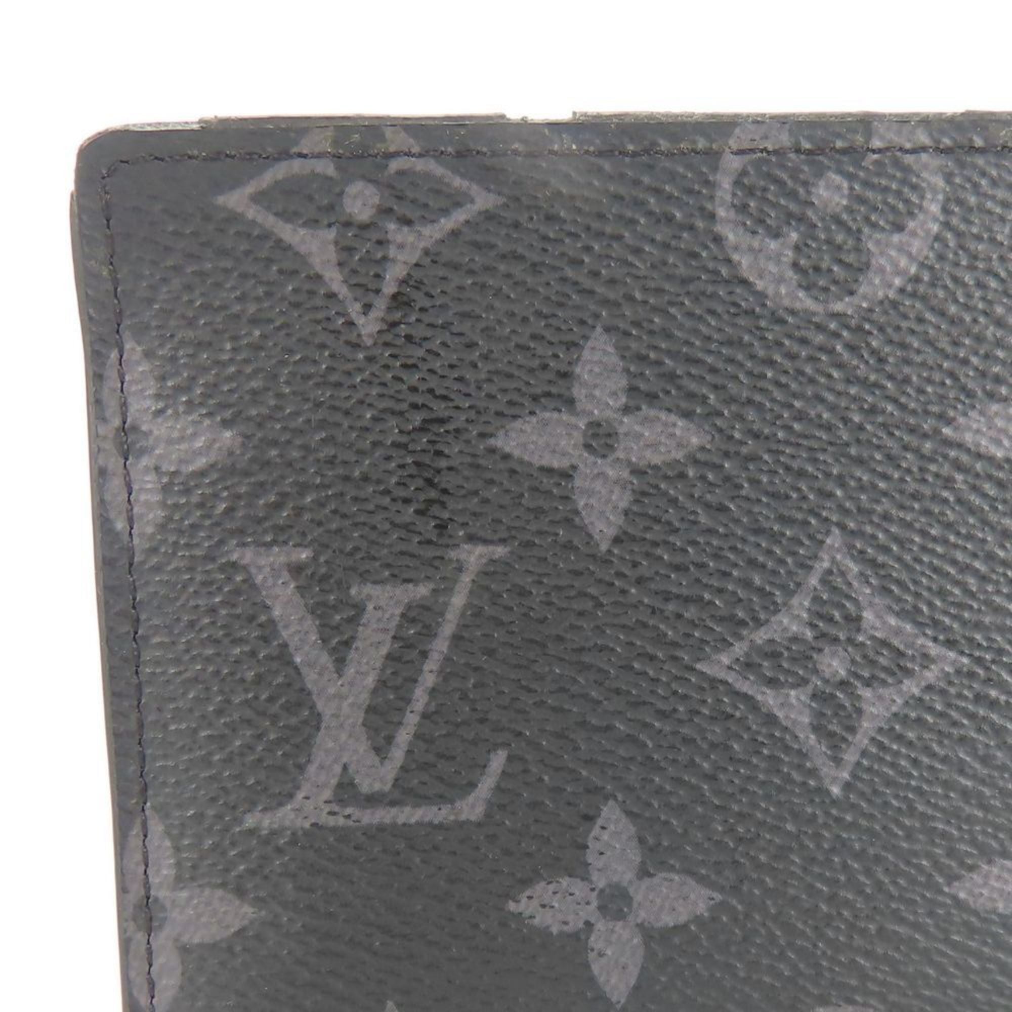 Louis Vuitton Black Monogram Eclipse Wallet (Bi-Fold) (Pre-Owned)