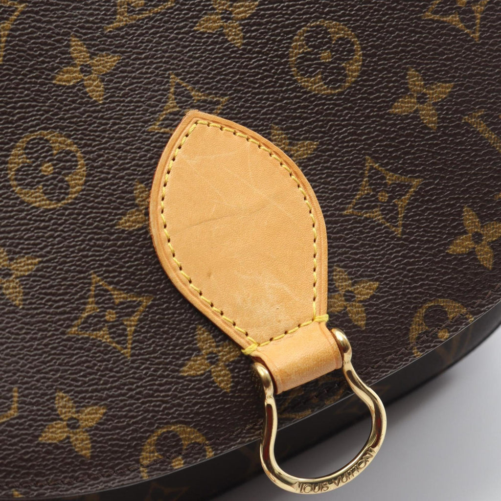 Louis Vuitton Brown Coated Canvas Leather Shoulder Bag (Pre-Owned)
