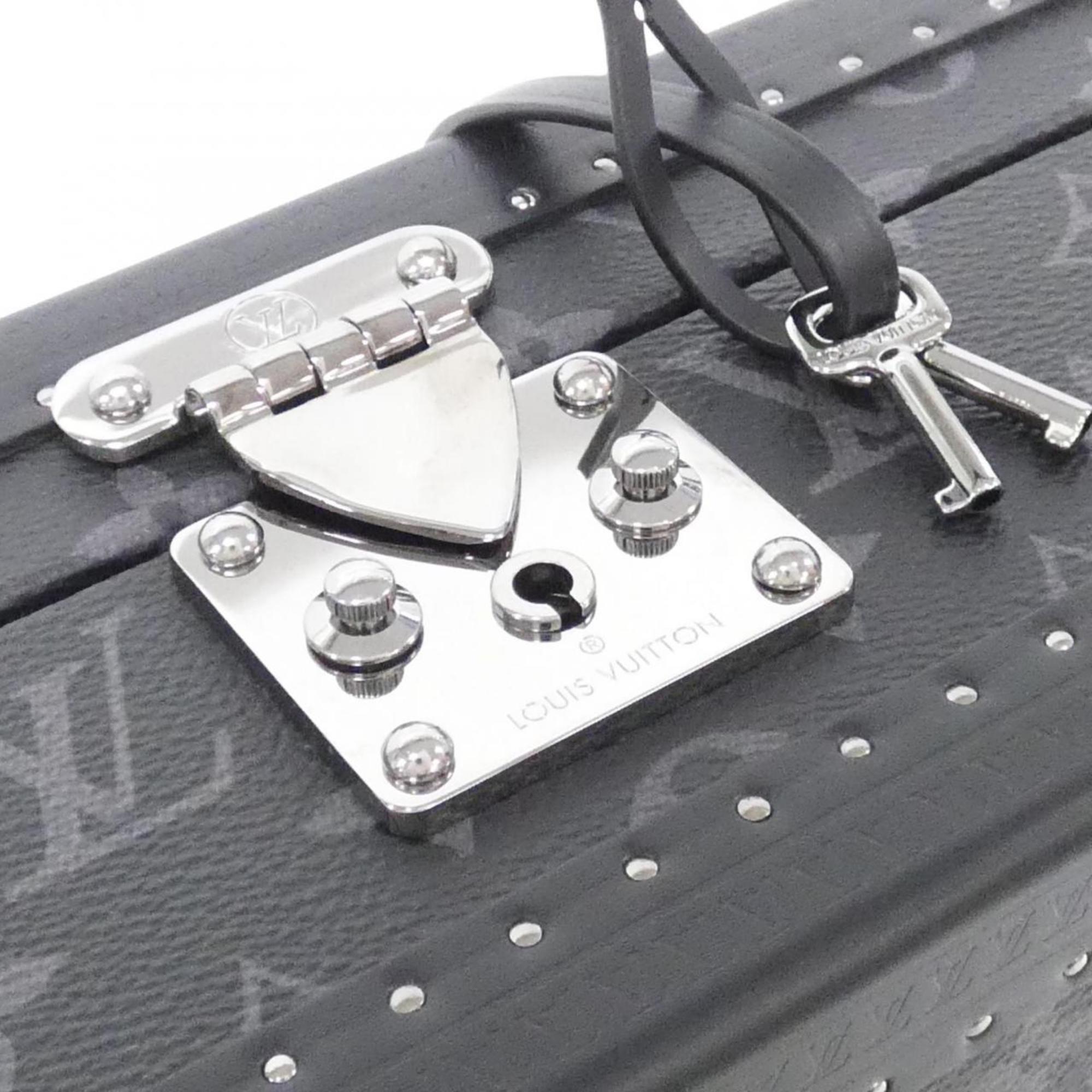 Louis Vuitton Black Coated Canvas Attaché Case (Pre-Owned)
