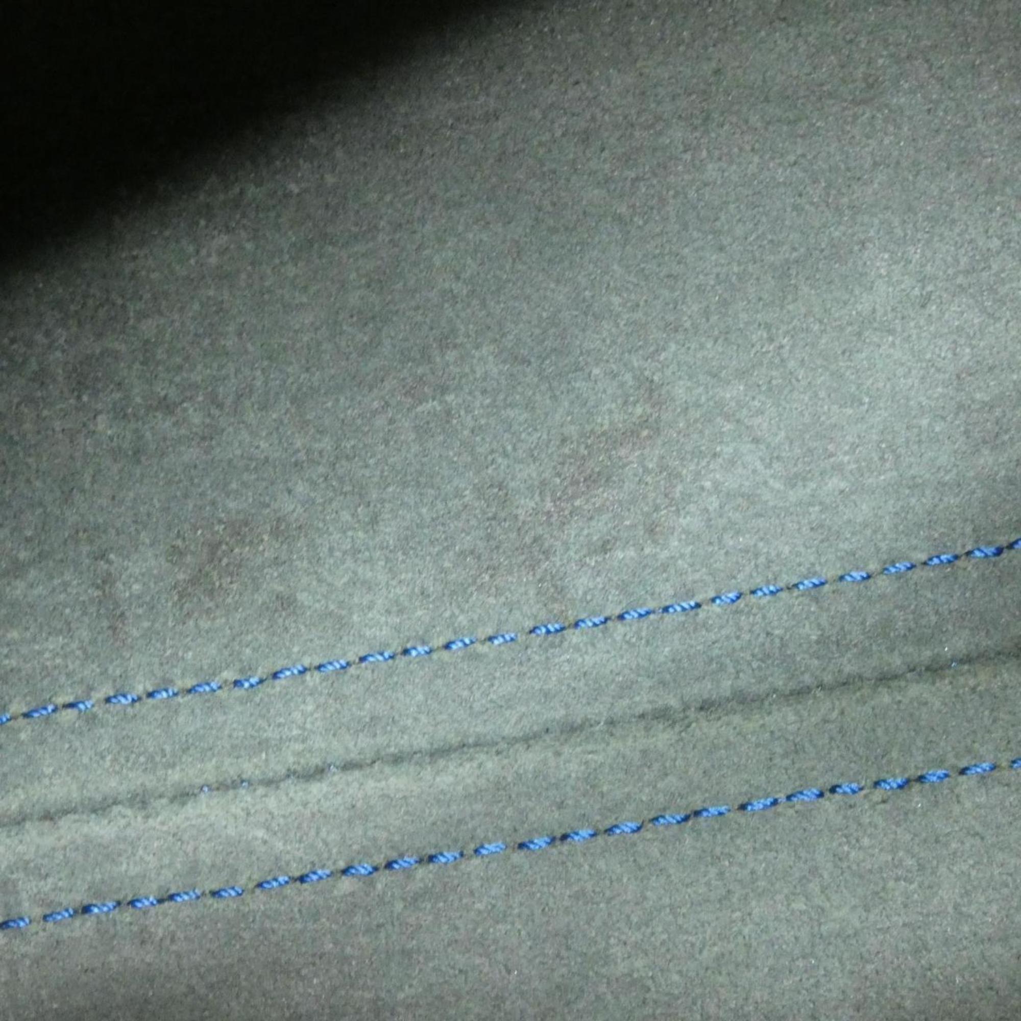 Louis Vuitton Blue Leather Boston Bag (Pre-Owned)
