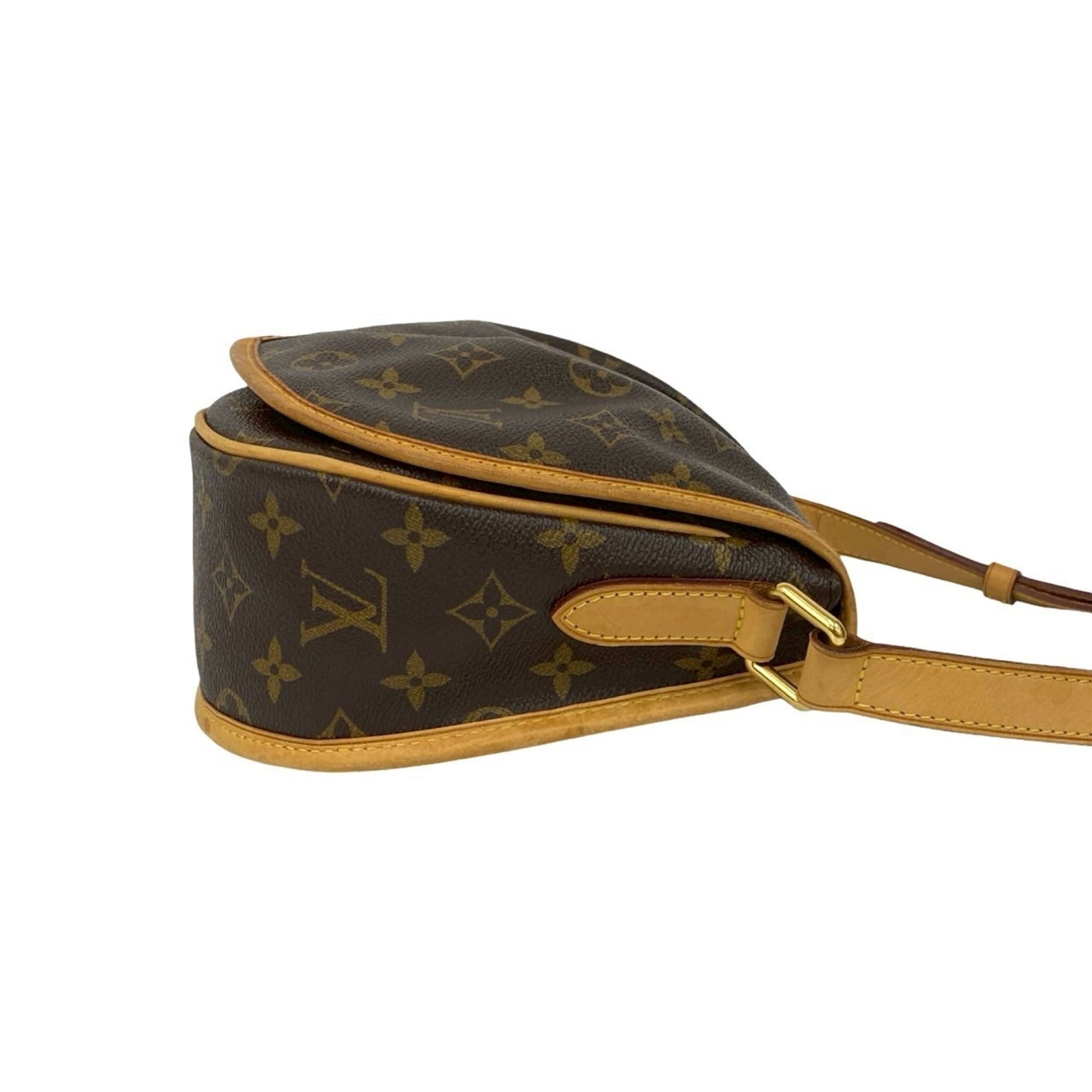 Louis Vuitton Brown Leather Pvc Pochette Shoulder Bag (Pre-Owned)