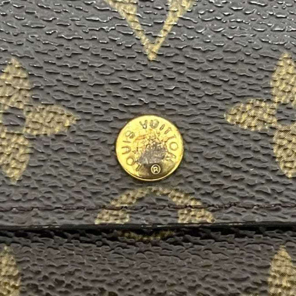 Louis Vuitton Monogram Brown Monogram Long Wallet (Bi-Fold) (Pre-Owned)