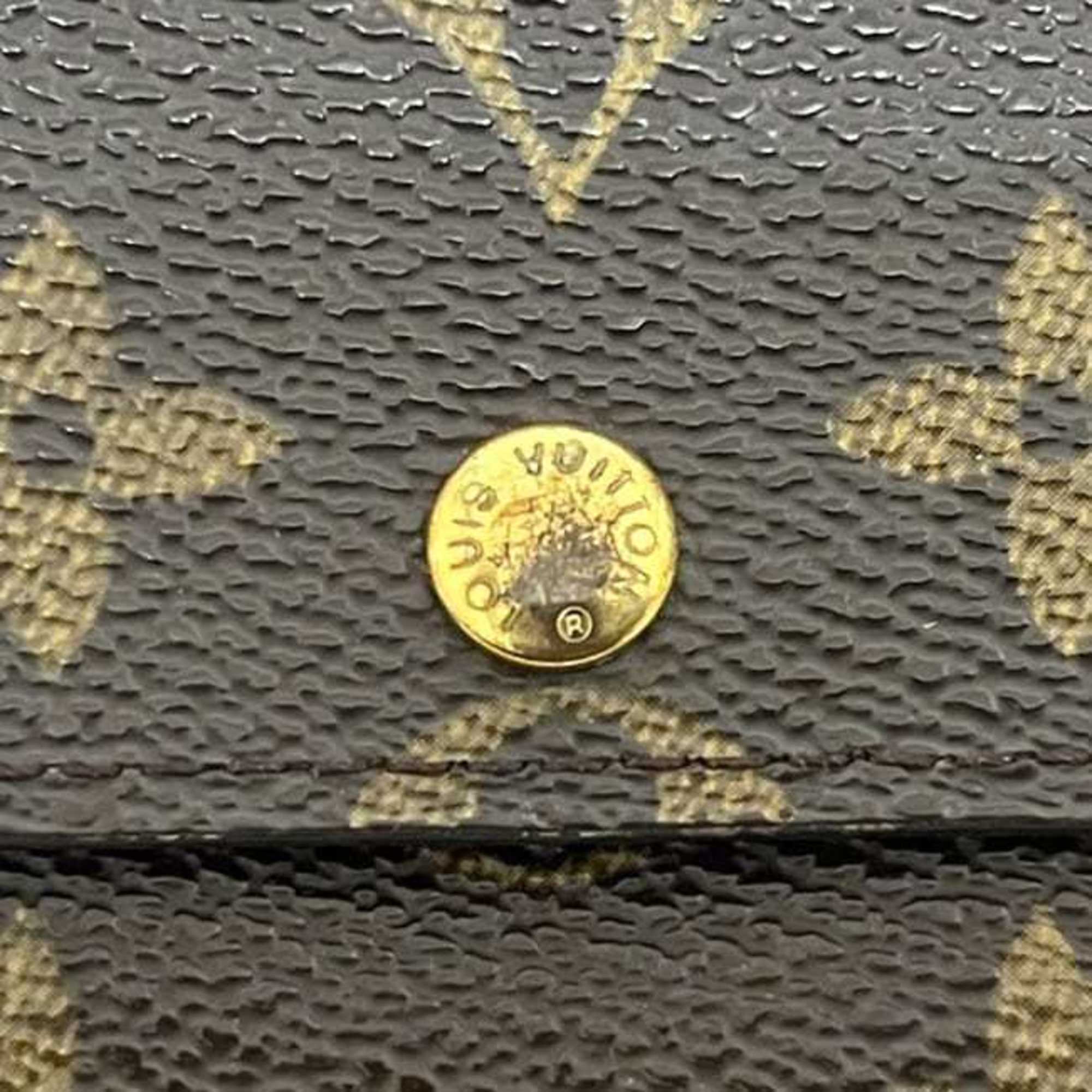 Louis Vuitton Monogram Brown Monogram Long Wallet (Bi-Fold) (Pre-Owned)