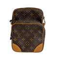 Louis Vuitton Monogram Brown Leather Shoulder Bag (Pre-Owned)