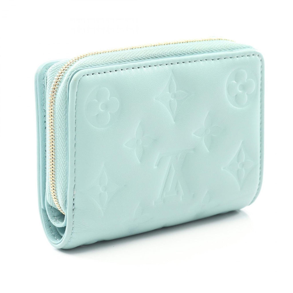 Louis Vuitton Blue Leather Wallet (Bi-Fold) (Pre-Owned)