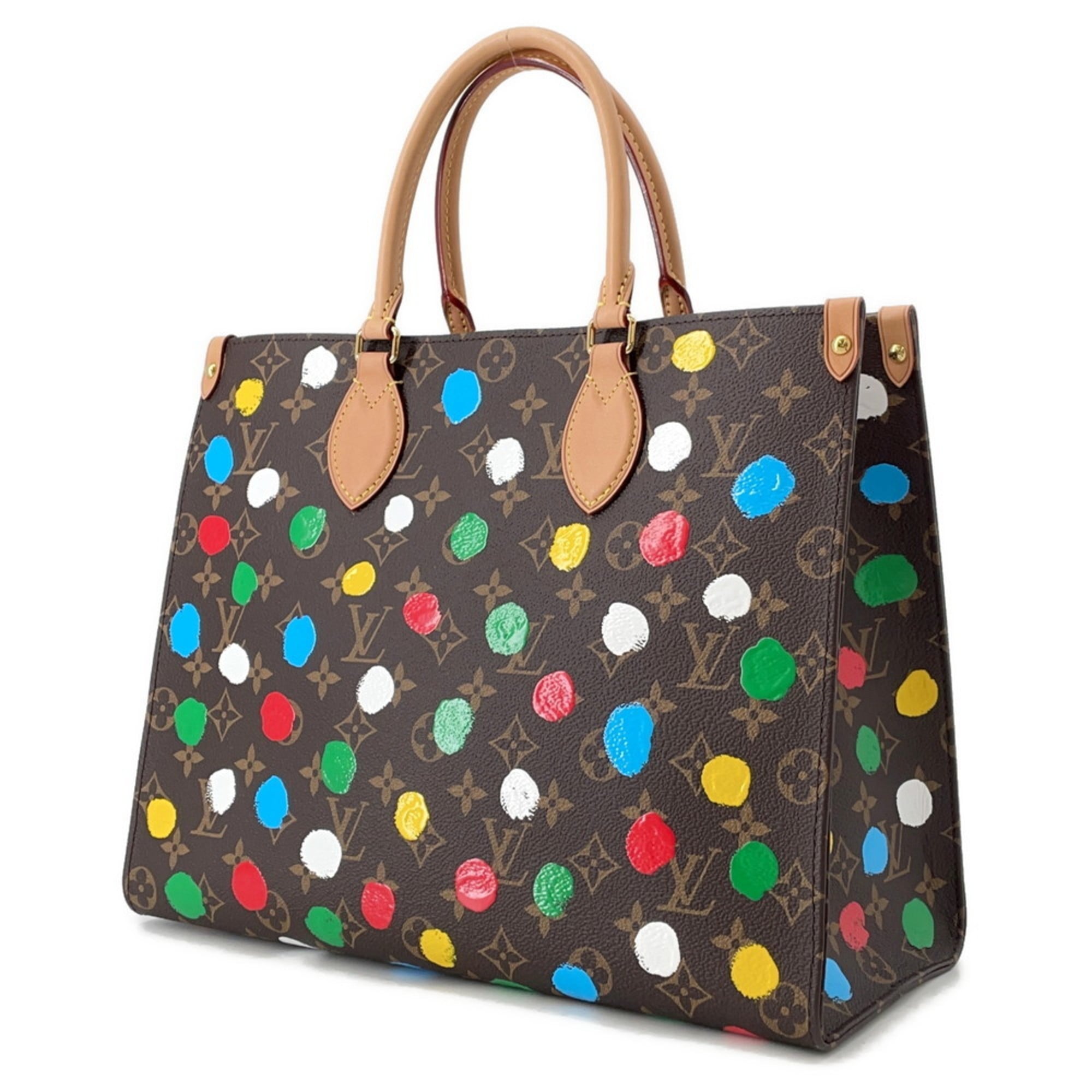 Louis Vuitton Monogram Red Color Monogram Tote Bag (Pre-Owned)