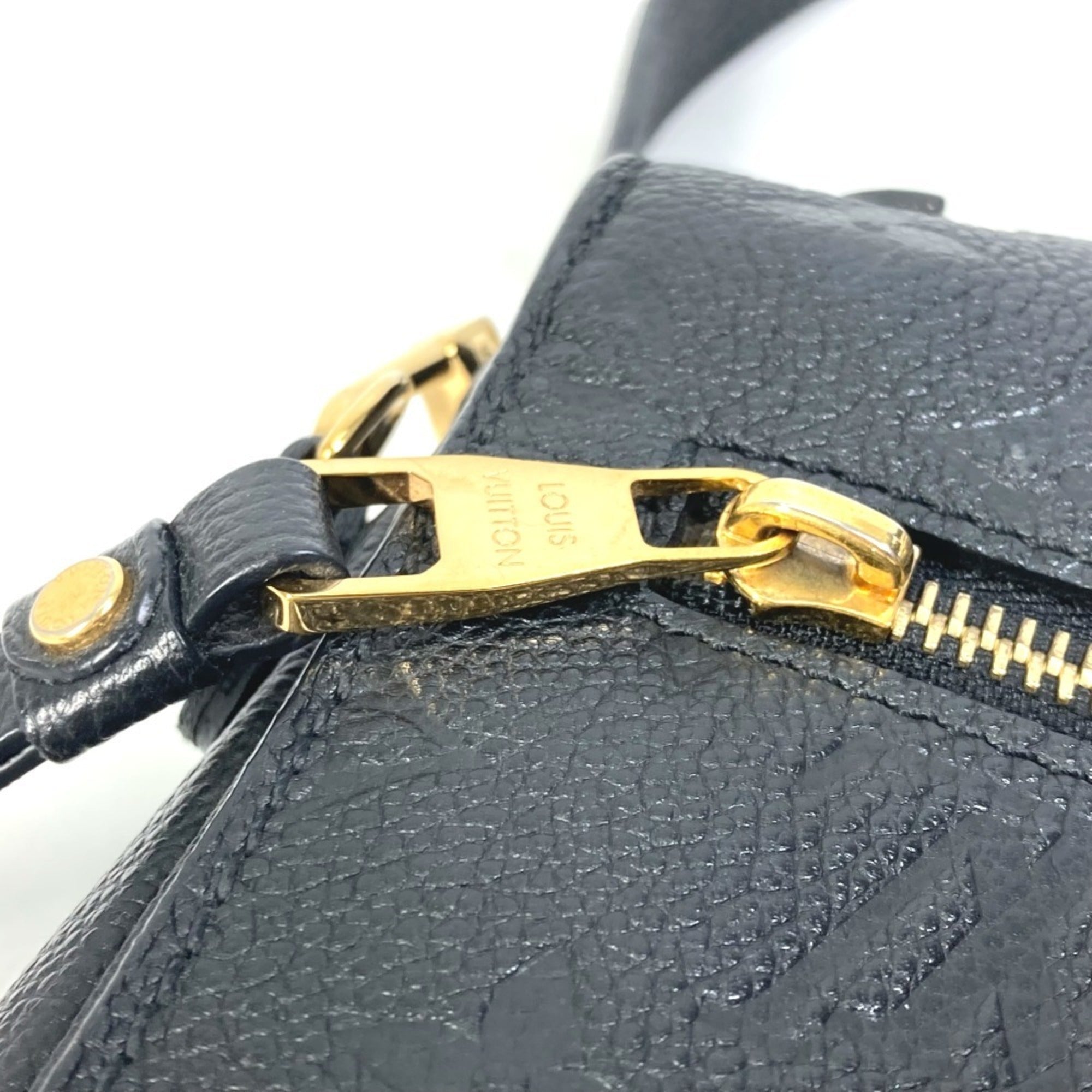 Louis Vuitton Monogram Empreinte Black Noir Monogram Empreinte Handbag Shoulder Bag (Pre-Owned)