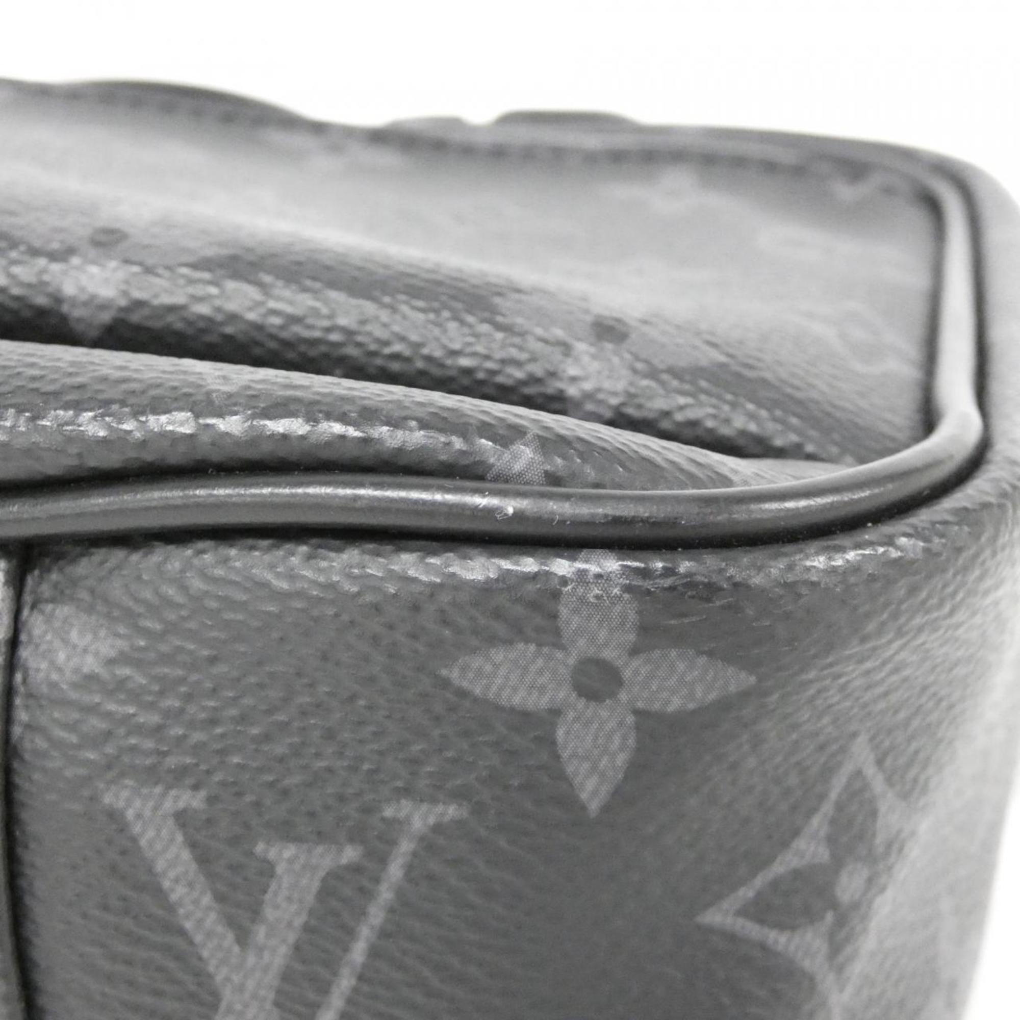 Louis Vuitton Black Coated Canvas Shoulder Bag (Pre-Owned)