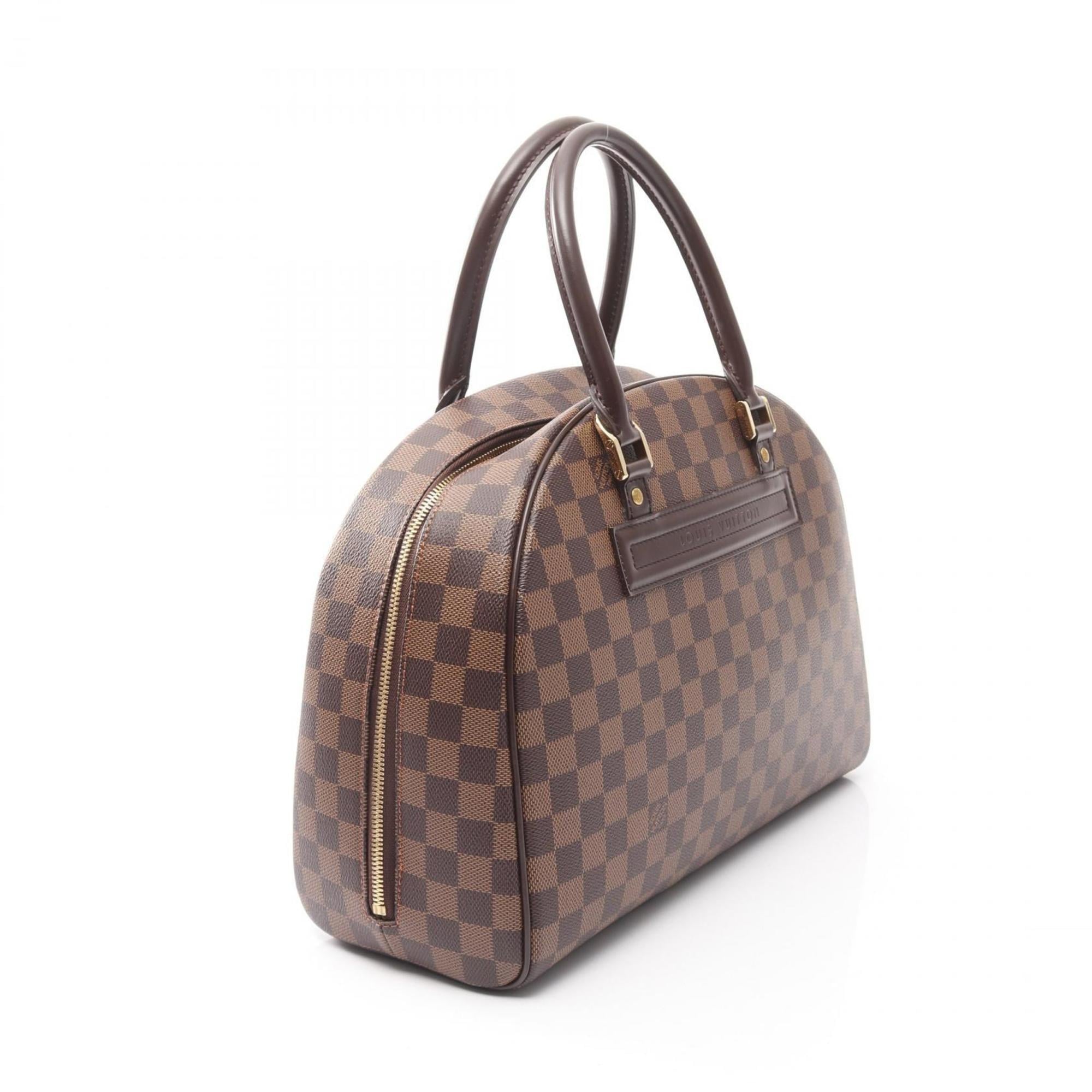 Louis Vuitton Brown Coated Canvas Leather Handbag (Pre-Owned)