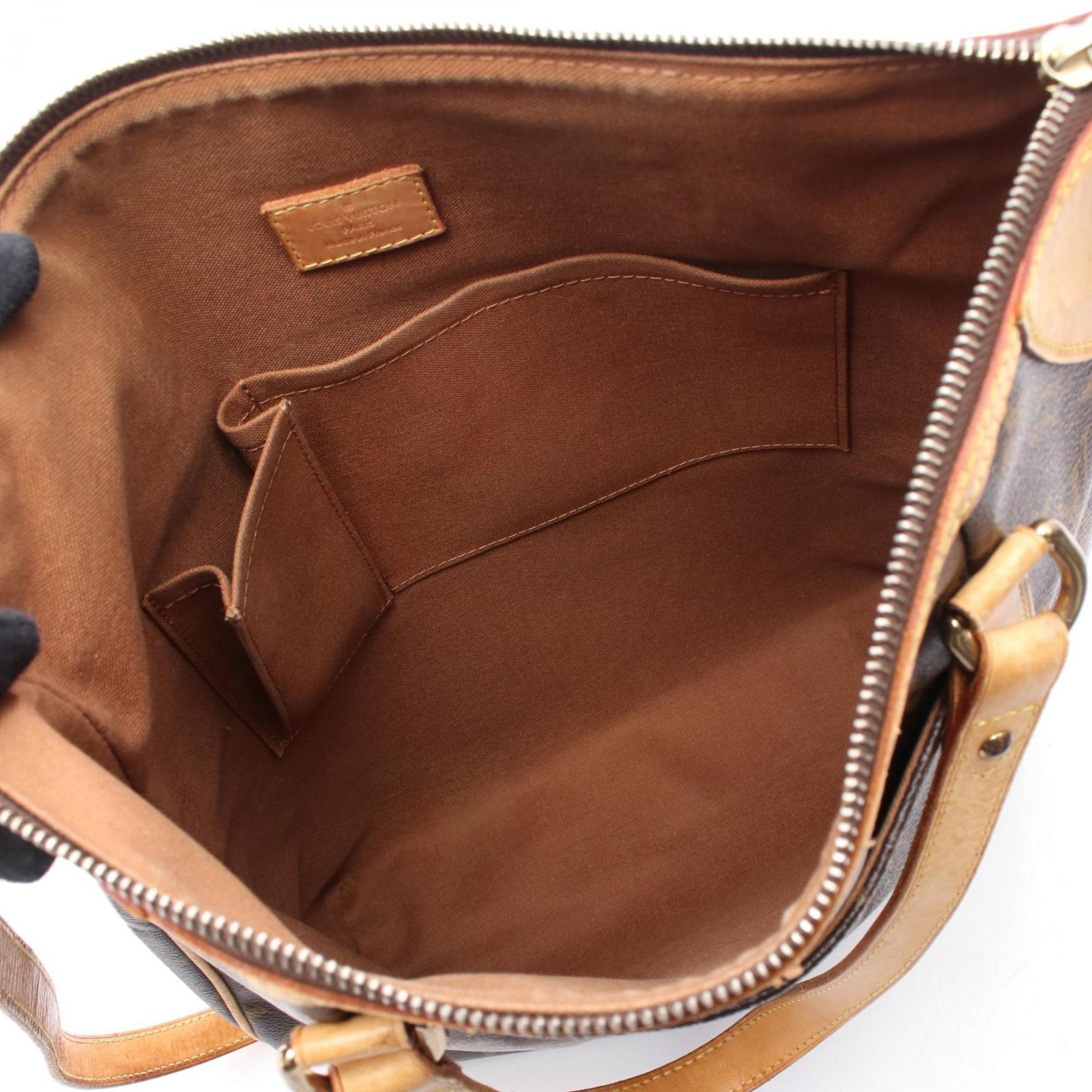Louis Vuitton Brown Monogram Coated Canvas Handbag (Pre-Owned)