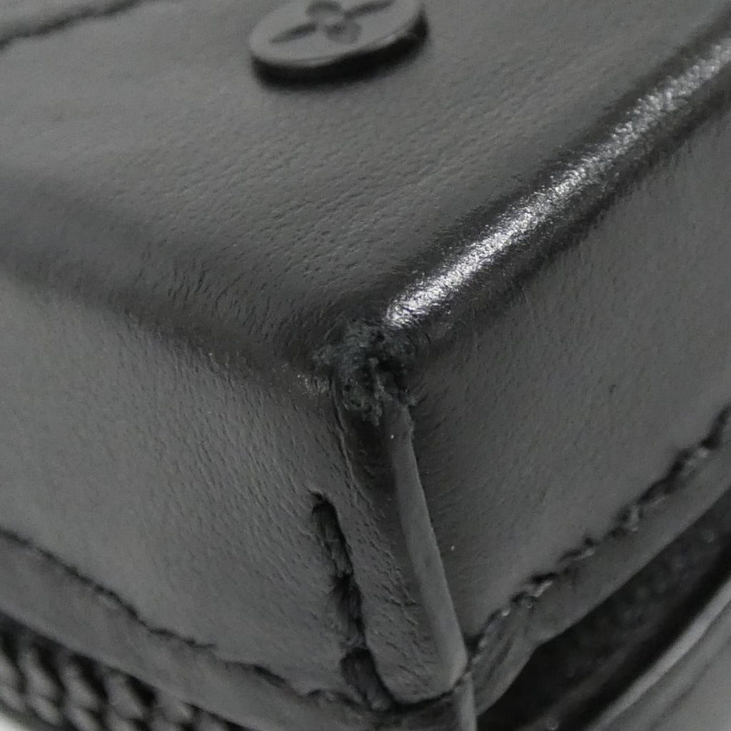 Louis Vuitton Black Coated Canvas Shoulder Bag (Pre-Owned)