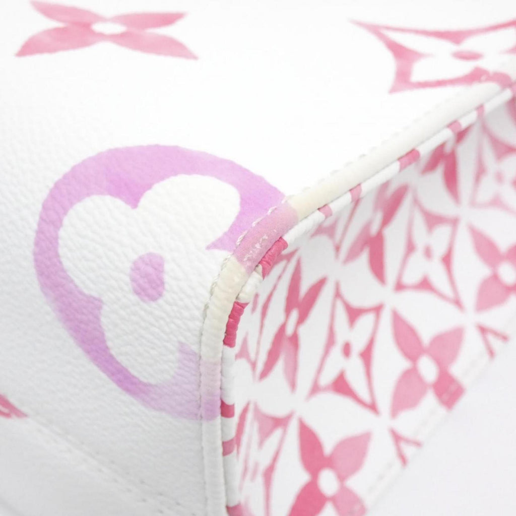 Louis Vuitton Pink Coated Canvas Handbag (Pre-Owned)