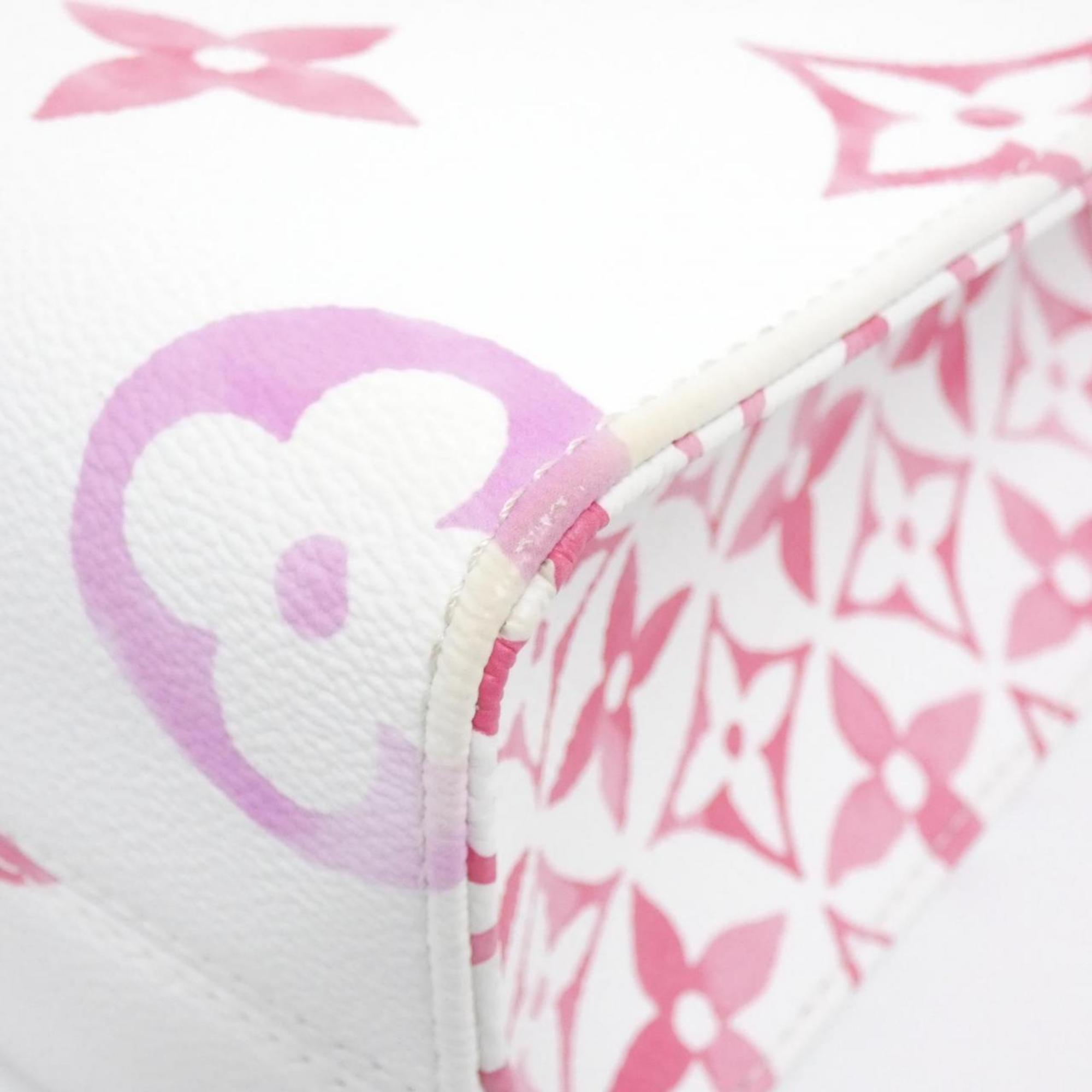 Louis Vuitton Pink Coated Canvas Handbag (Pre-Owned)