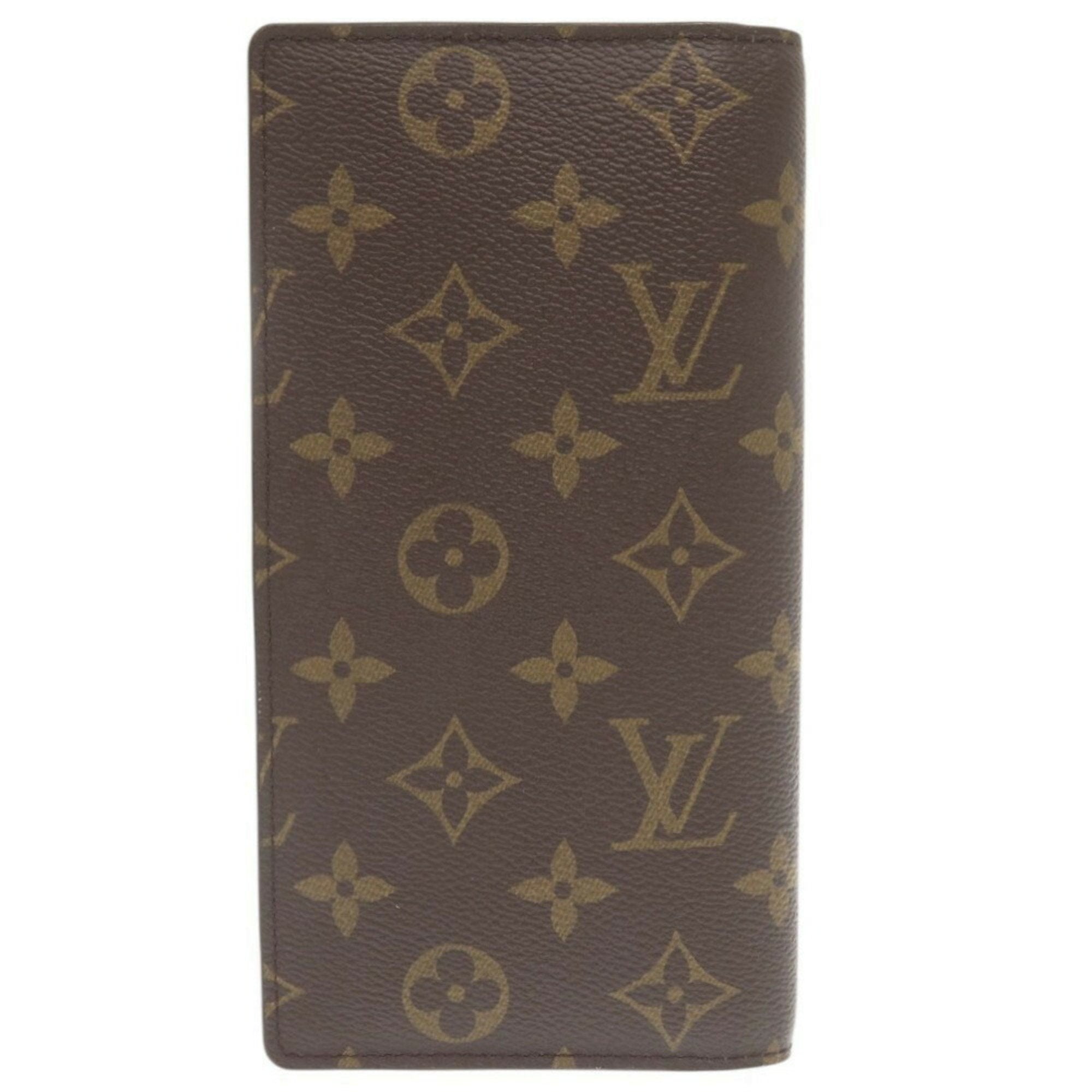 Louis Vuitton Brown Monogram Long Wallet (Bi-Fold) (Pre-Owned)