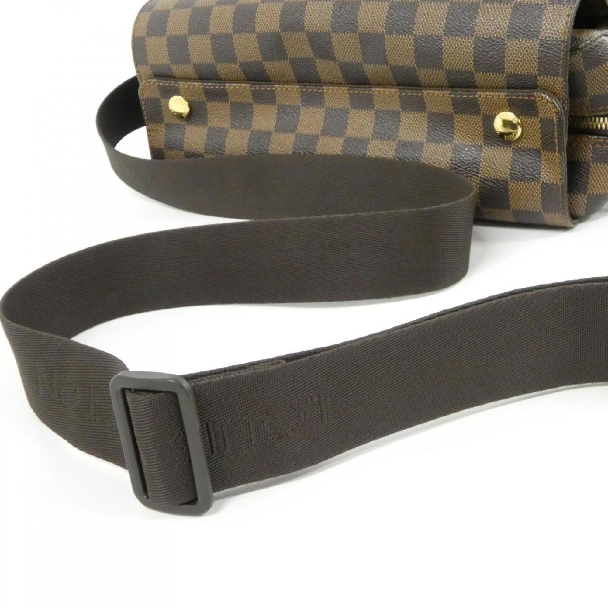 Louis Vuitton Ebene Coated Canvas Shoulder Bag (Pre-Owned)