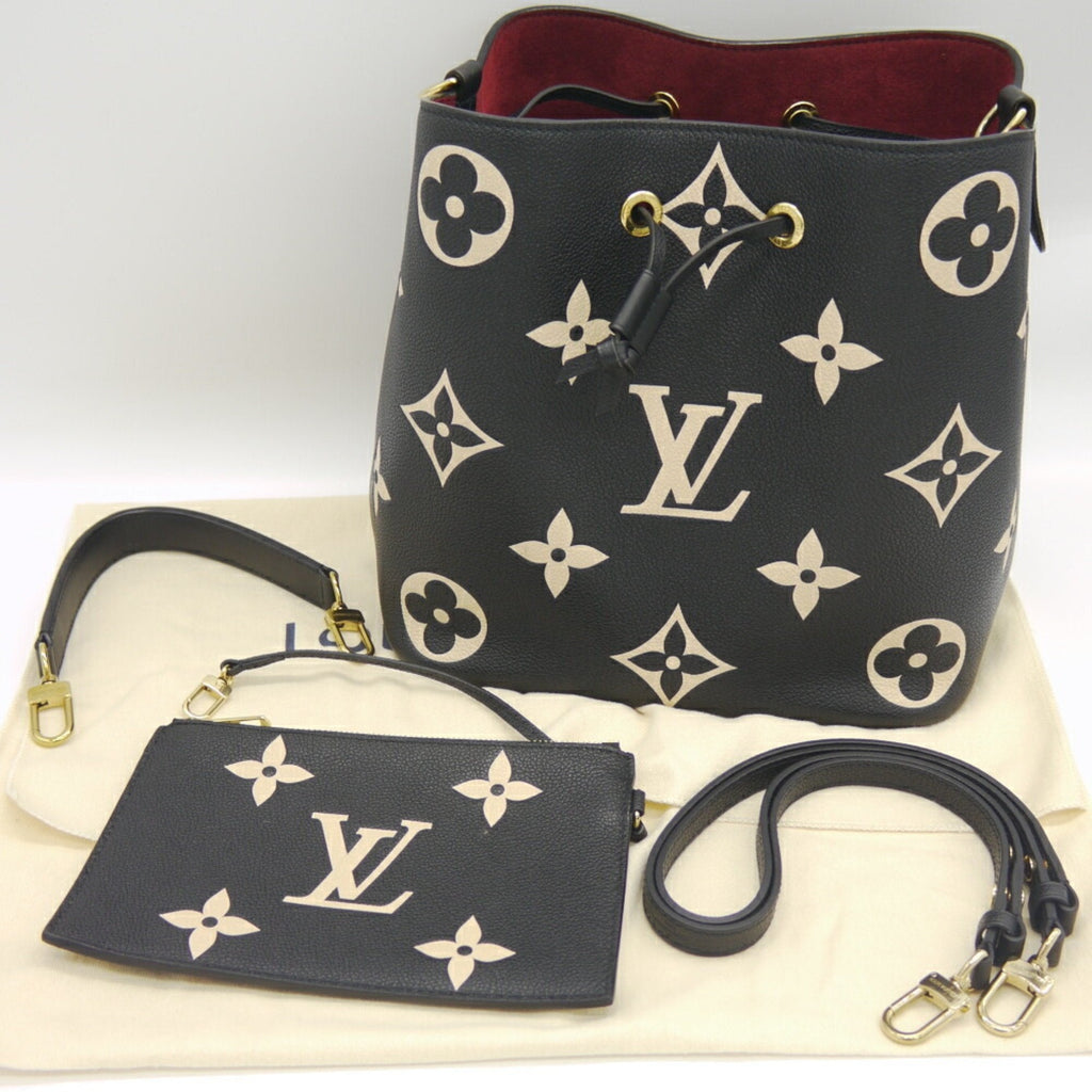 Louis Vuitton Monogram Empreinte Black Monogram Empreinte Shoulder Bag Tote Bag (Pre-Owned)