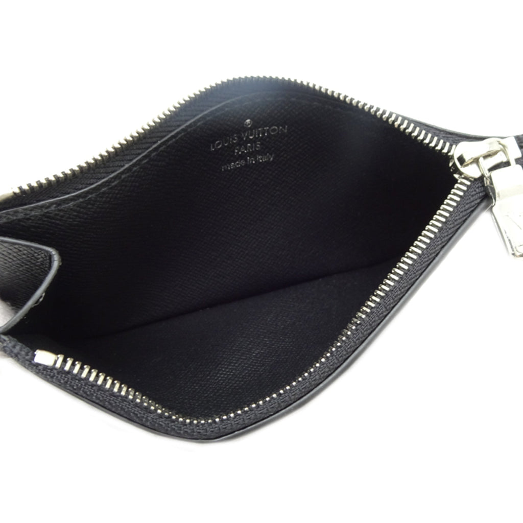 Louis Vuitton Damier Graphite Black Damier Graphite Coin Purse/Coin Case (Pre-Owned)
