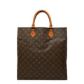 Louis Vuitton Brown Pvc Leather Handbag Tote Bag (Pre-Owned)