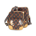 Louis Vuitton Marron Coated Canvas Shoulder Bag (Pre-Owned)