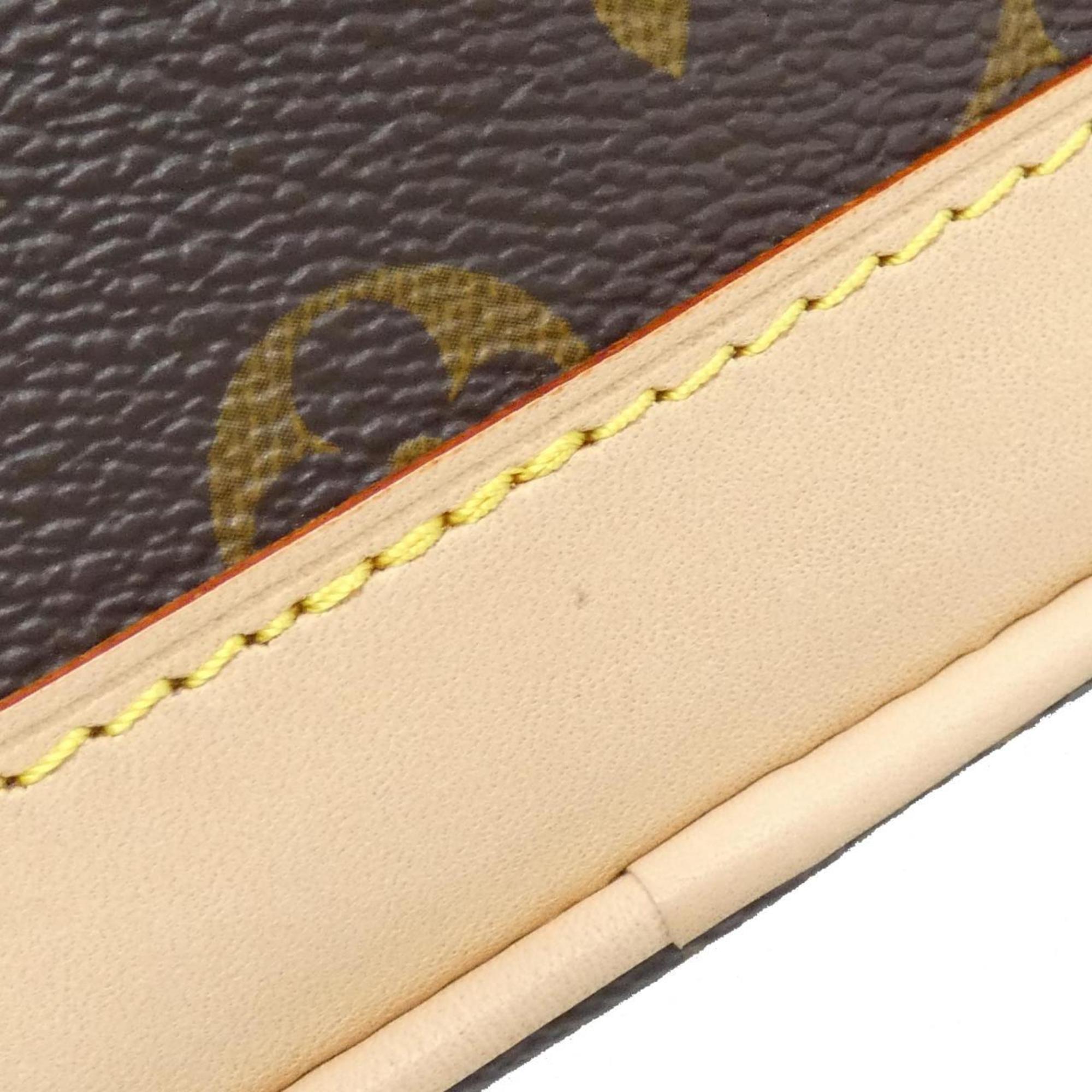 Louis Vuitton Monogram Marron Coated Canvas Backpack (Pre-Owned)