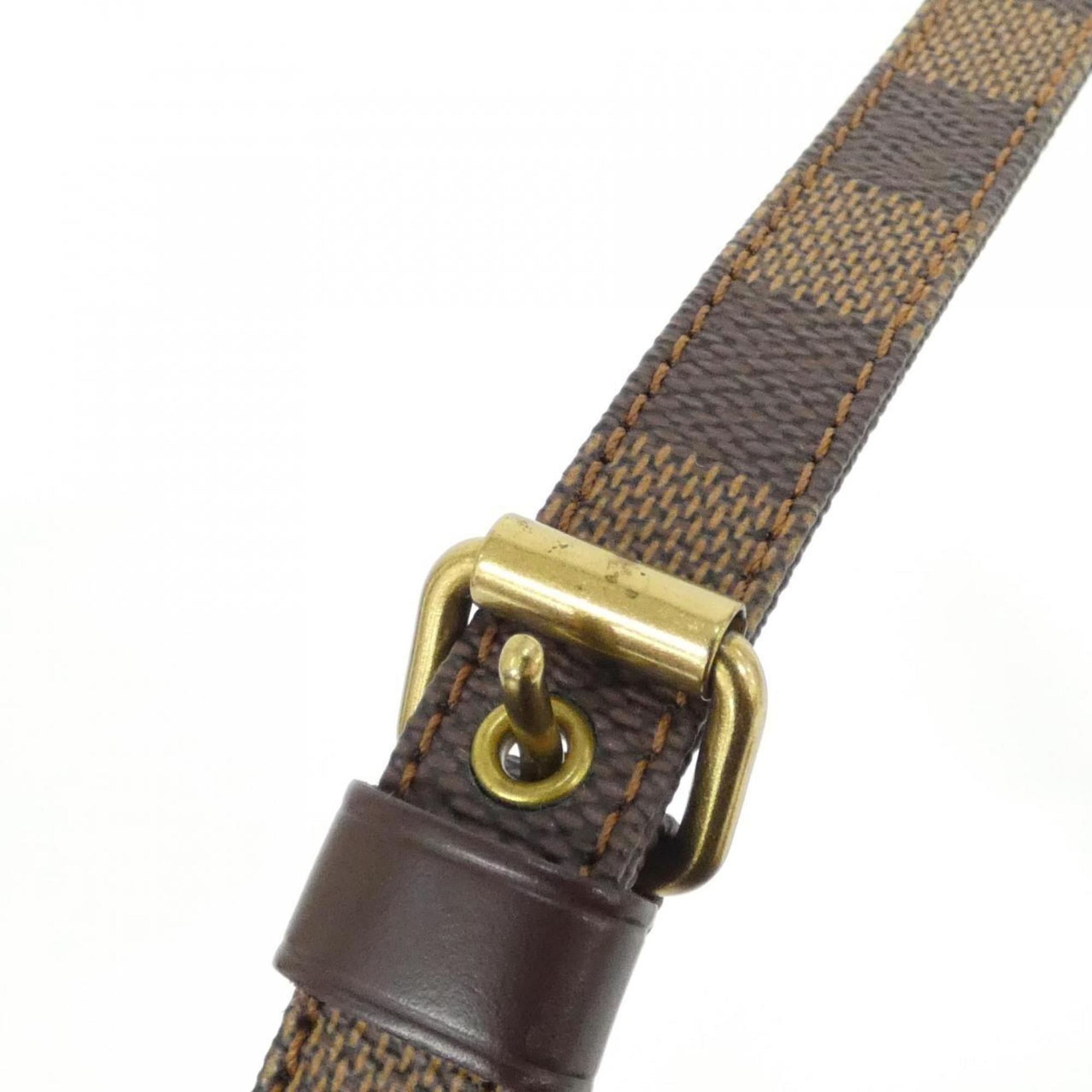 Louis Vuitton Brown Coated Canvas Shoulder Bag (Pre-Owned)