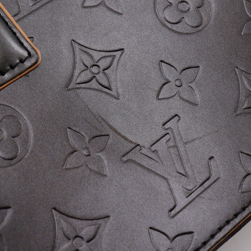 Louis Vuitton Monogram Mat Black Noir Monogram Mat Handbag (Pre-Owned)
