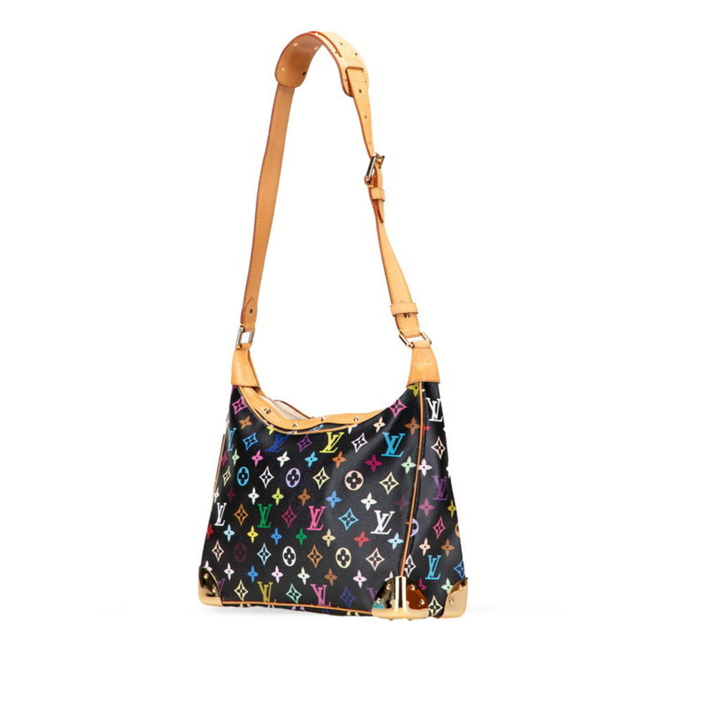 Louis Vuitton Monogram Multicolore Black Noir Pvc Leather Shoulder Bag (Pre-Owned)
