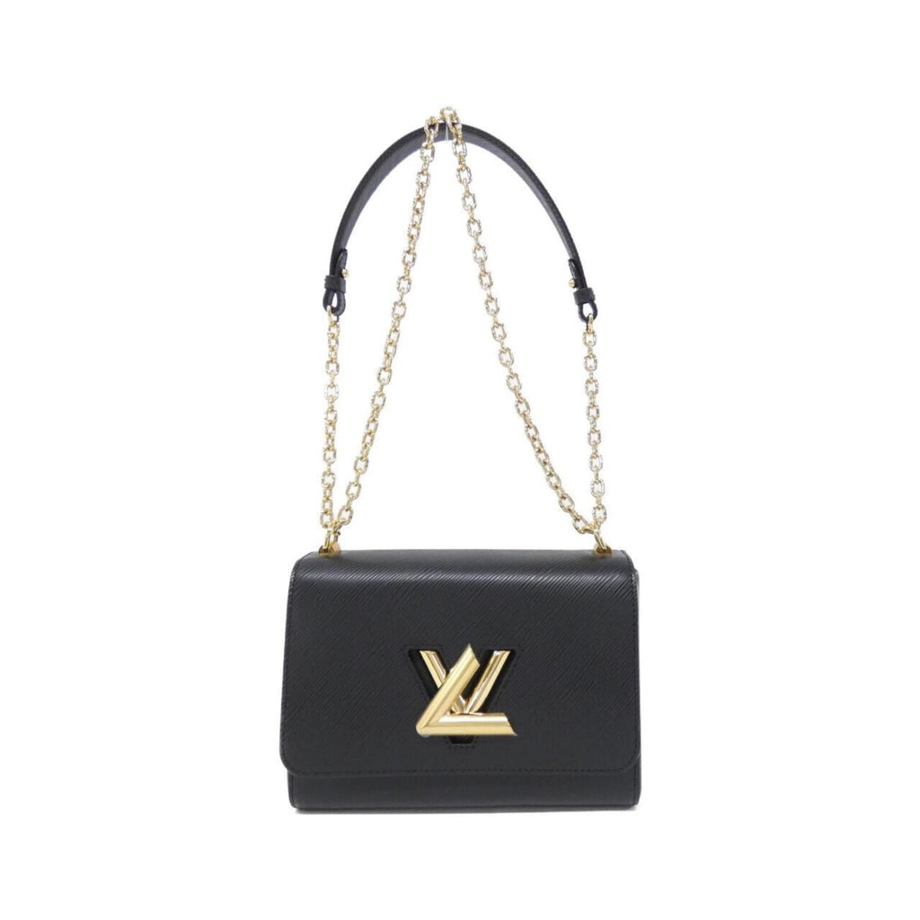 Louis Vuitton Black Leather Shoulder Bag (Pre-Owned)