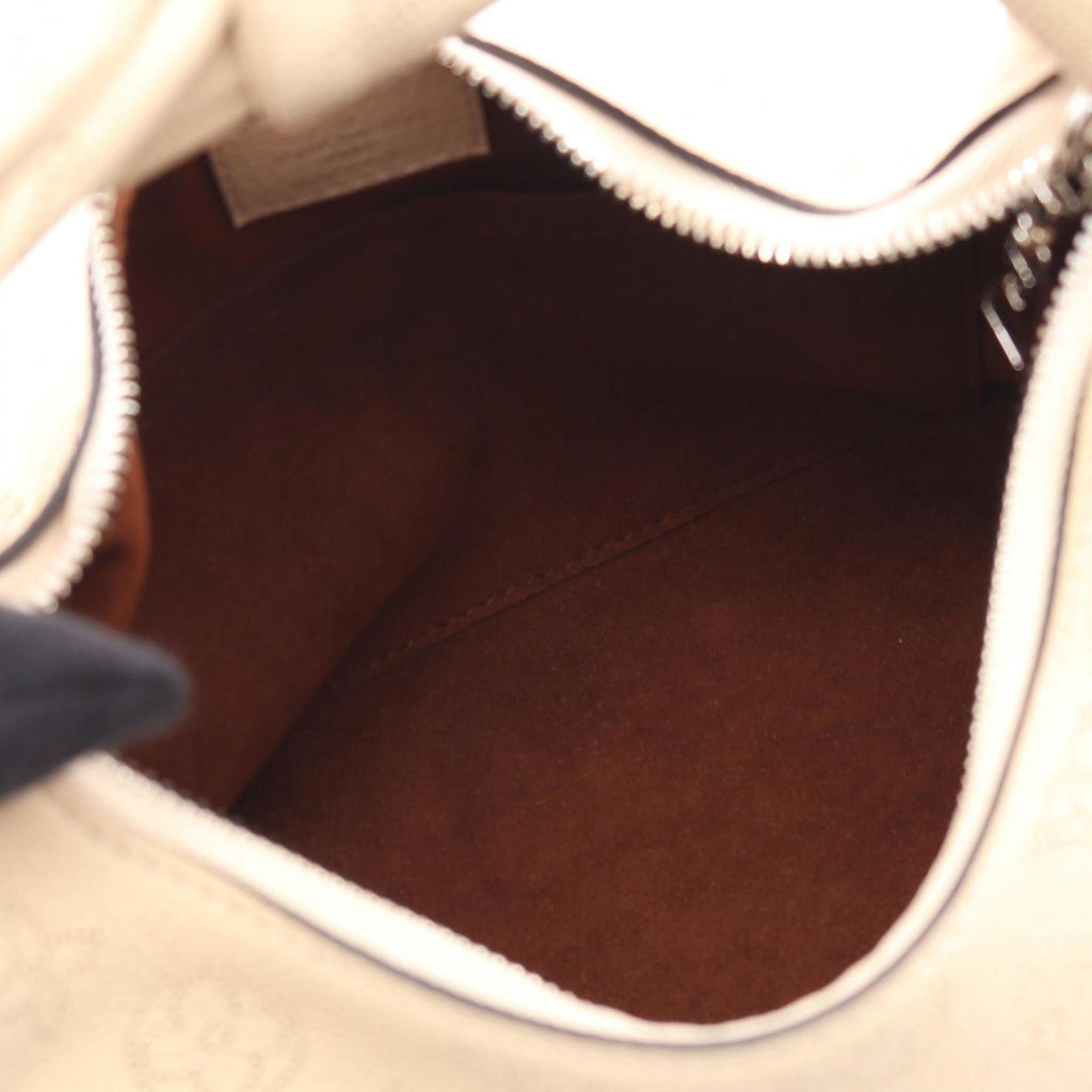 Louis Vuitton Beige Cream Mahina Leather Handbag (Pre-Owned)