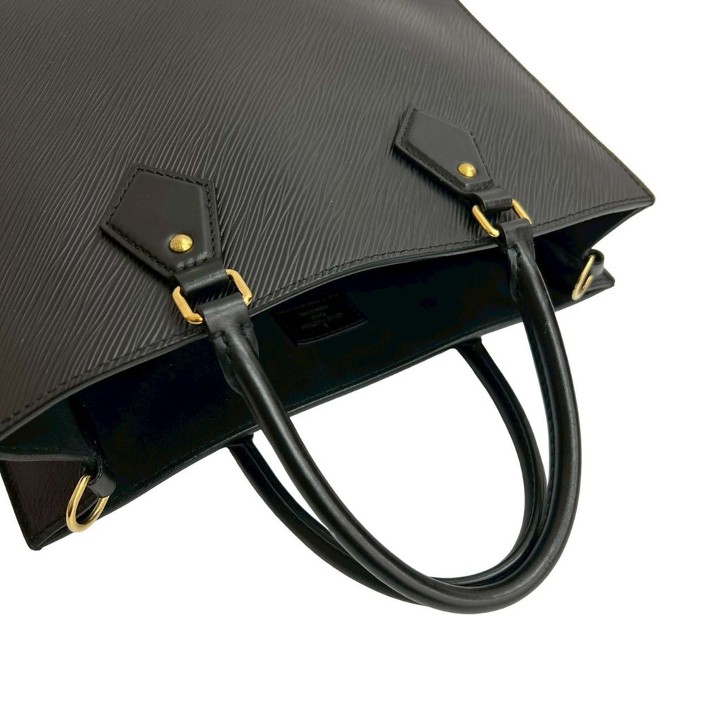 Louis Vuitton Black Epi Leather Handbag Shoulder Bag Tote Bag (Pre-Owned)