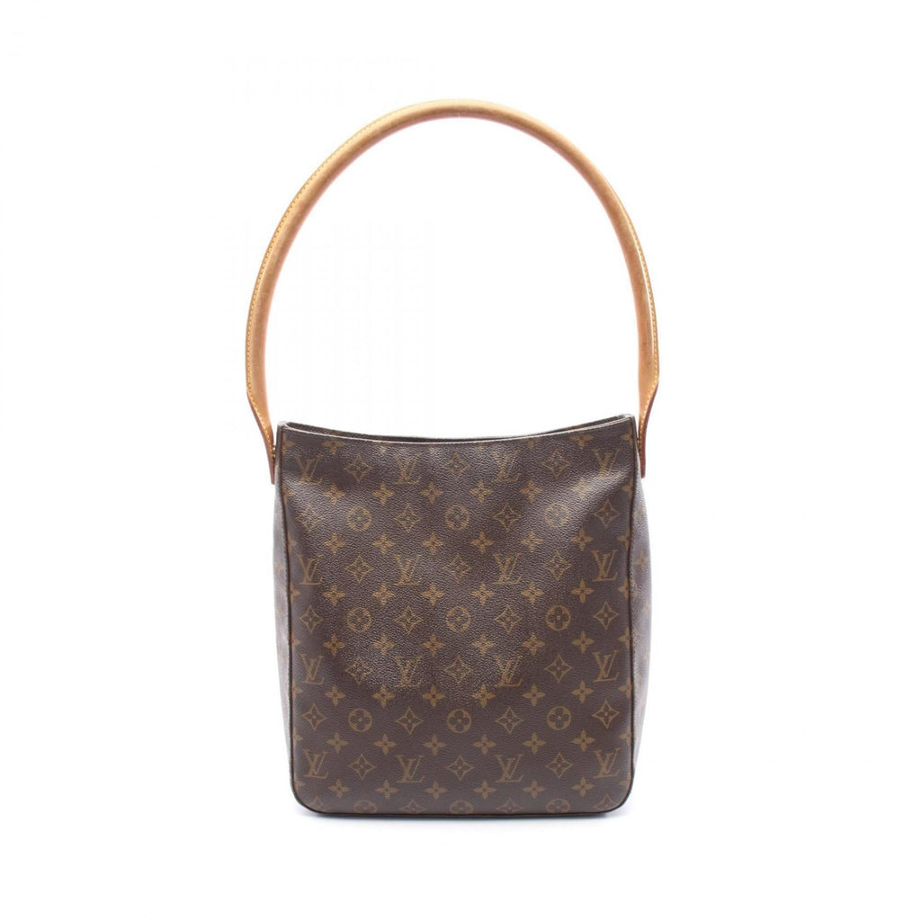 Louis Vuitton Monogram Brown Coated Canvas Leather Shoulder Bag (Pre-Owned)