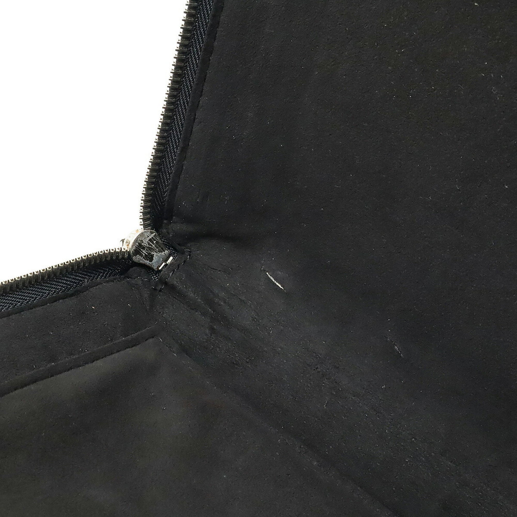 Louis Vuitton Black Noir Leather Clutch Bag Pochette (Pre-Owned)