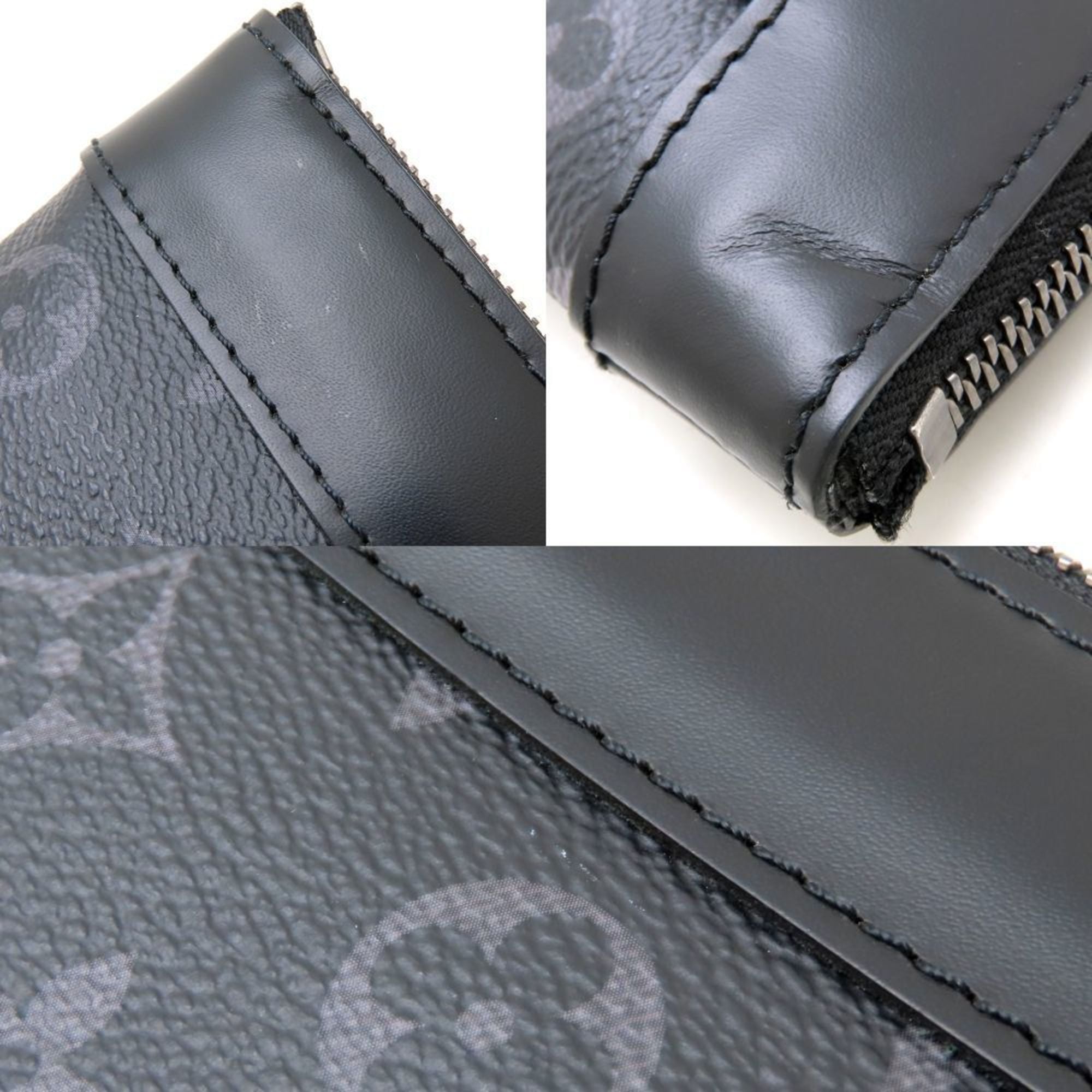 Louis Vuitton Monogram Eclipse Noir Monogram Eclipse Clutch Bag Pochette (Pre-Owned)