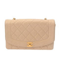 Vintage Diana Flap Bag Quilted Lambskin Medium