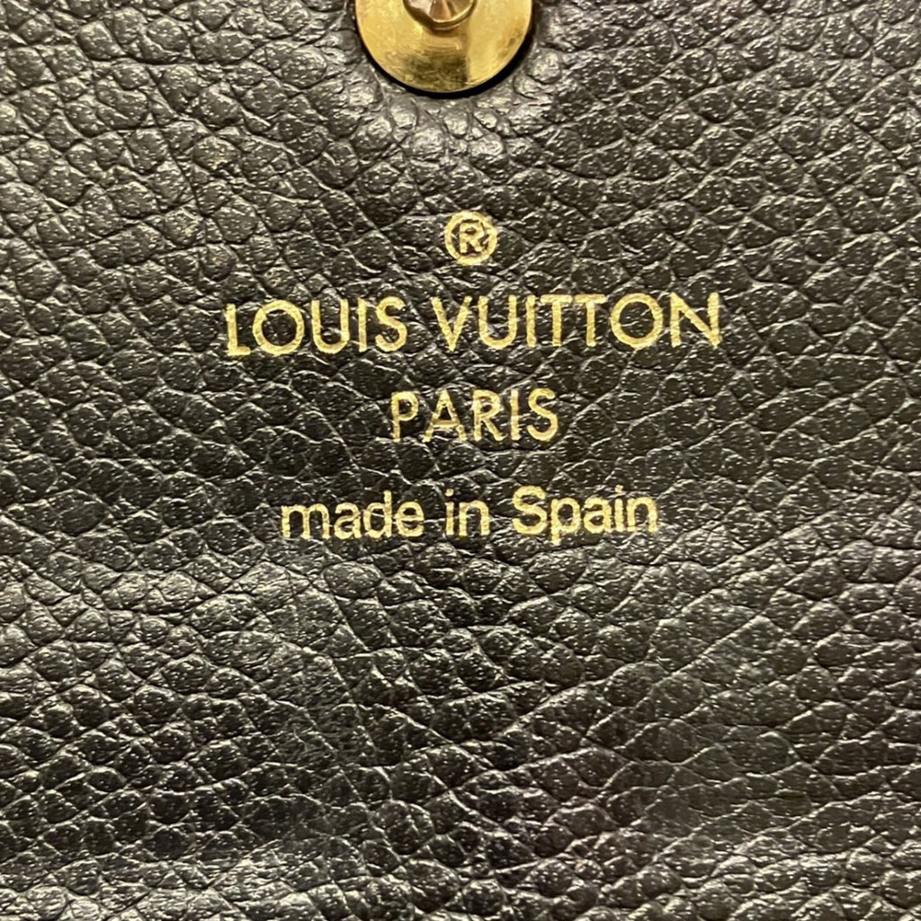 Louis Vuitton Monogram Empreinte Black Monogram Empreinte Long Wallet (Bi-Fold) (Pre-Owned)