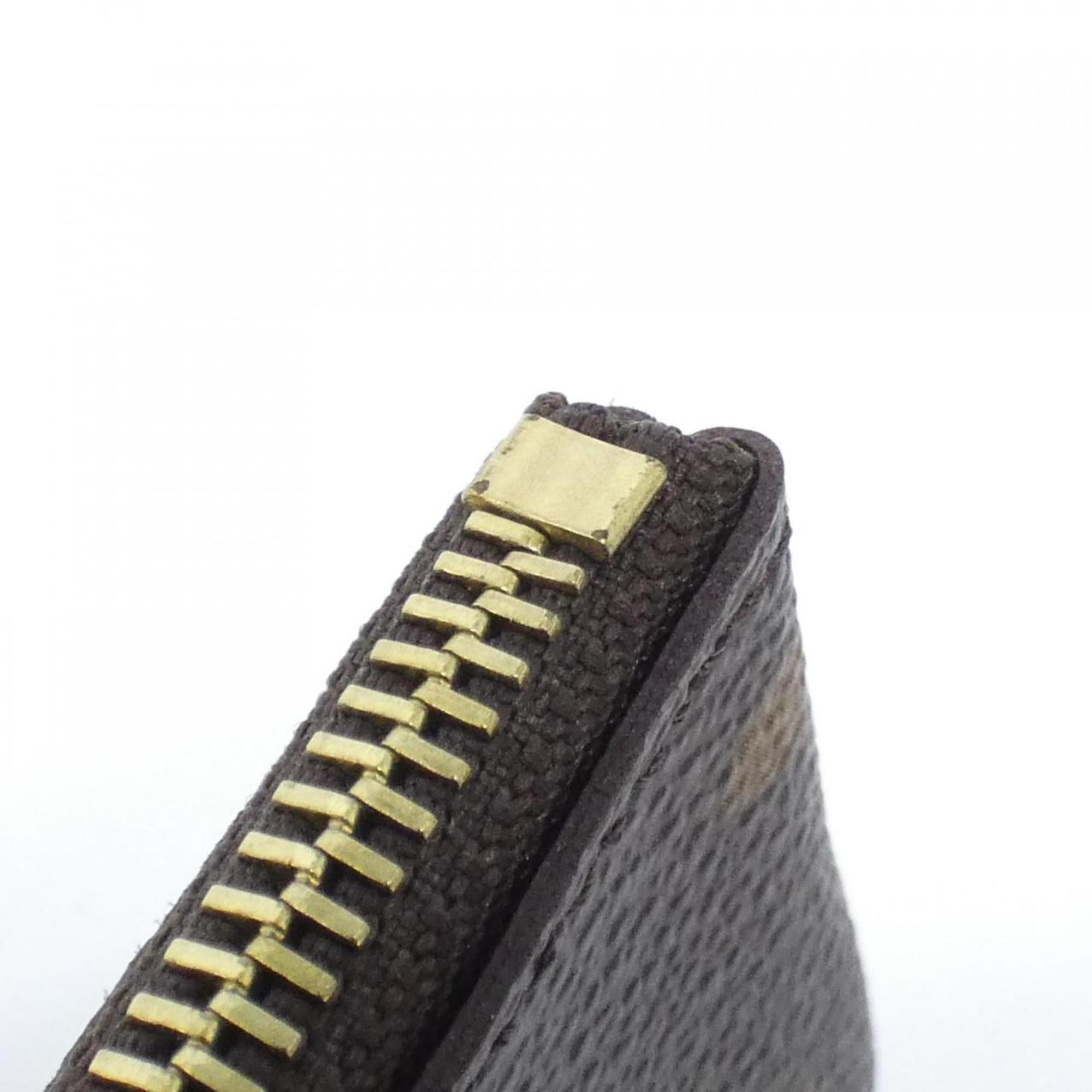 Louis Vuitton Marron Coated Canvas Coin Purse/Coin Case (Pre-Owned)