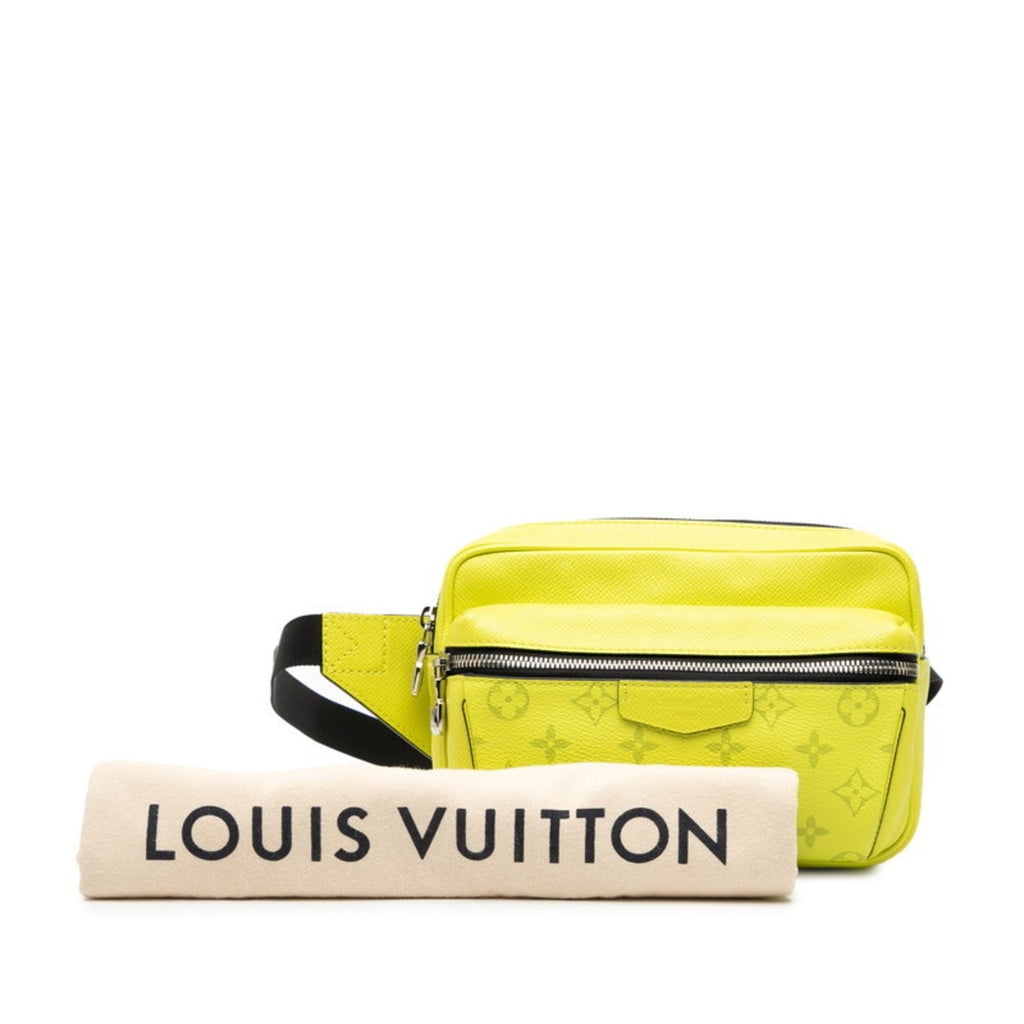 Louis Vuitton Taigarama Jaune Yellow Pvc Leather Sling Bag (Pre-Owned)